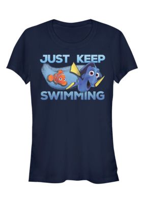 Tom and Jerry Women's Just Swimming Graphic T-Shirt