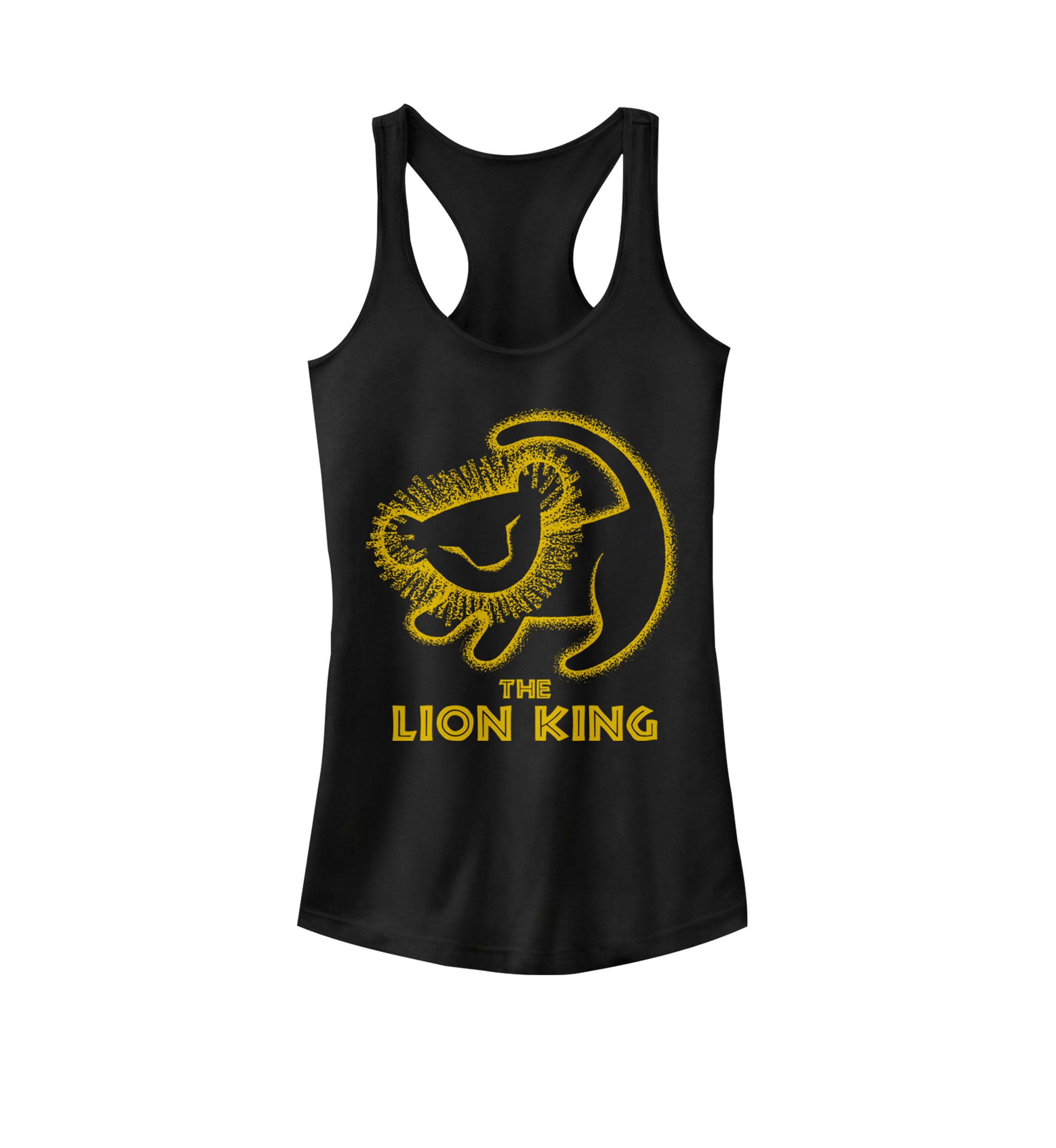 Lion King Simba Cave Painting Graphic Racerback Tank