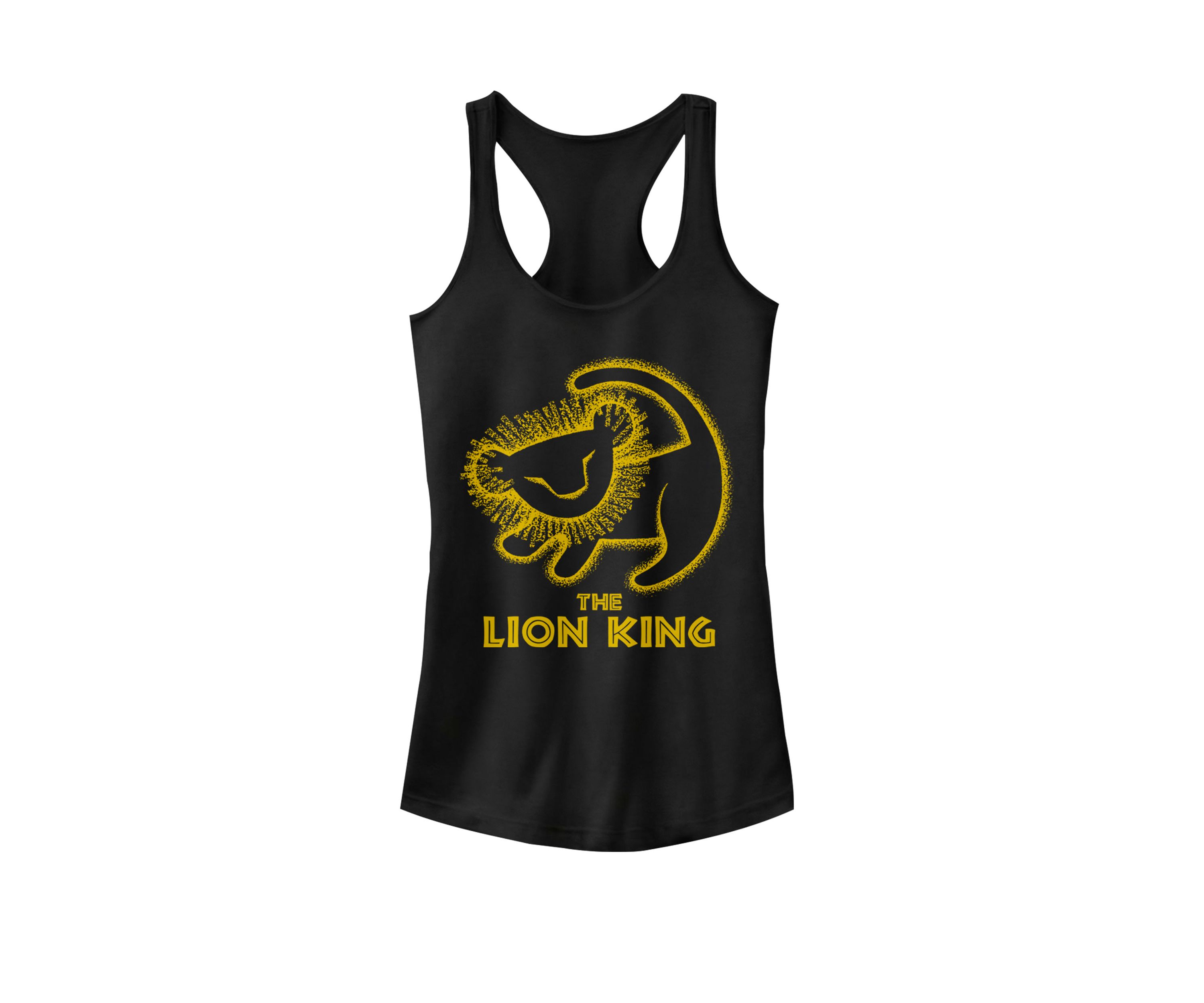 Lion King Simba Cave Painting Graphic Racerback Tank