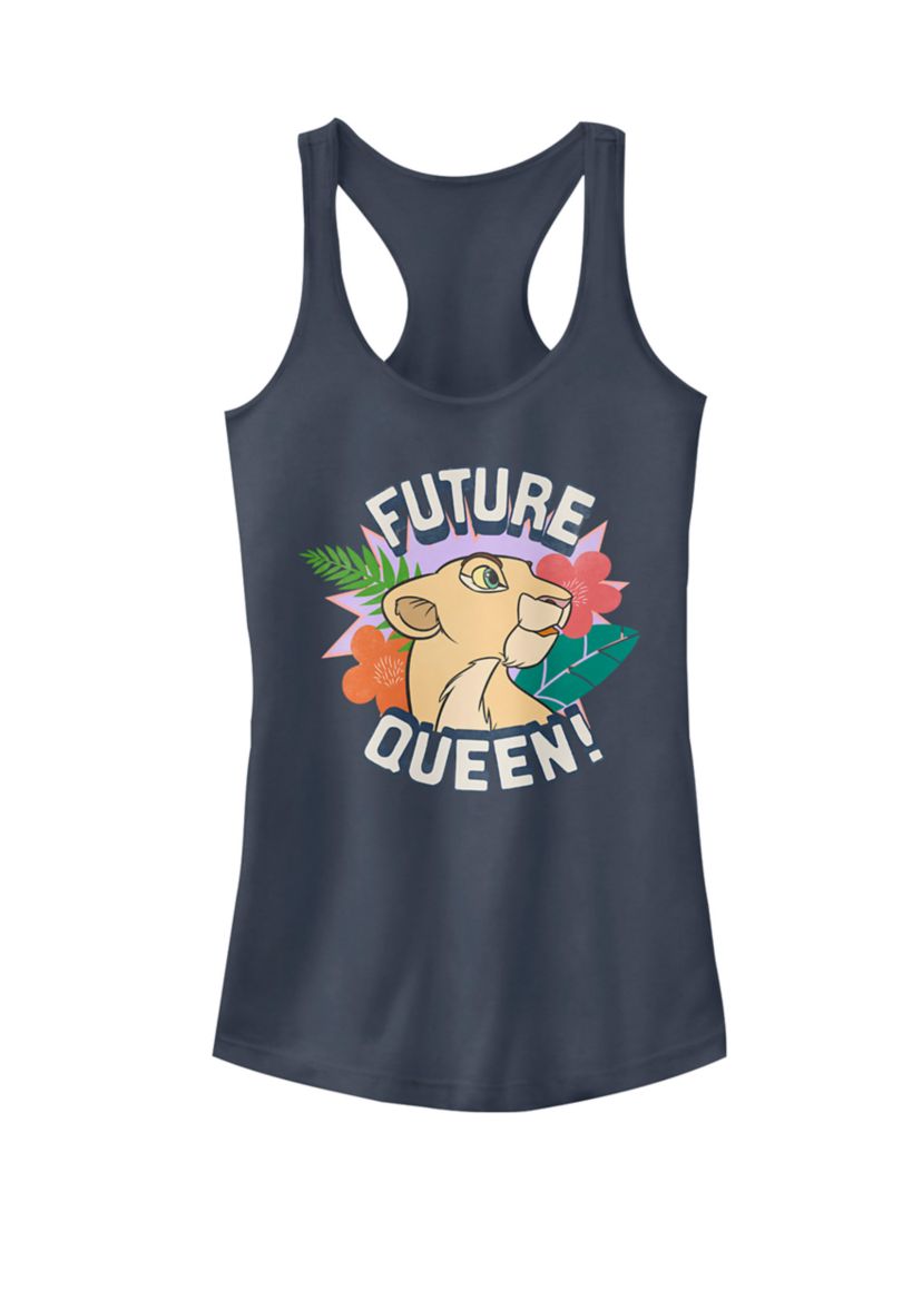 Lion King Nala Future Queen Flowers Graphic Racerback Tank