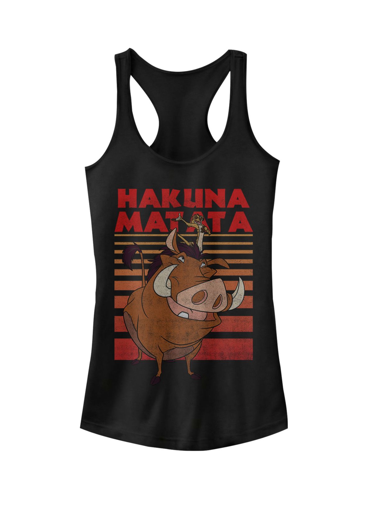 Lion King Timon & Pumba Hakuna Matata Graphic Racerback Tank