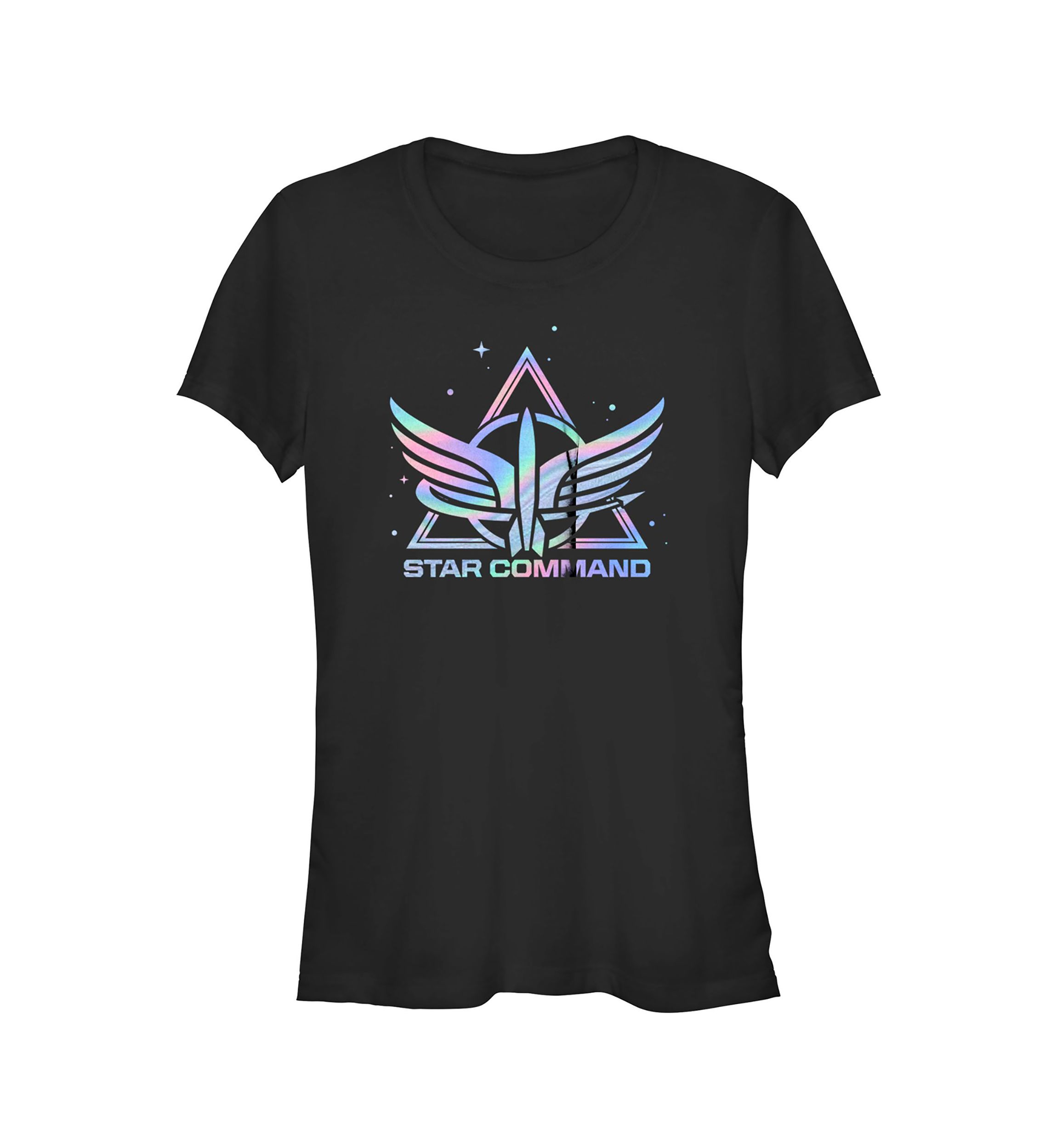 Star Command Holographic Graphic T-Shirt