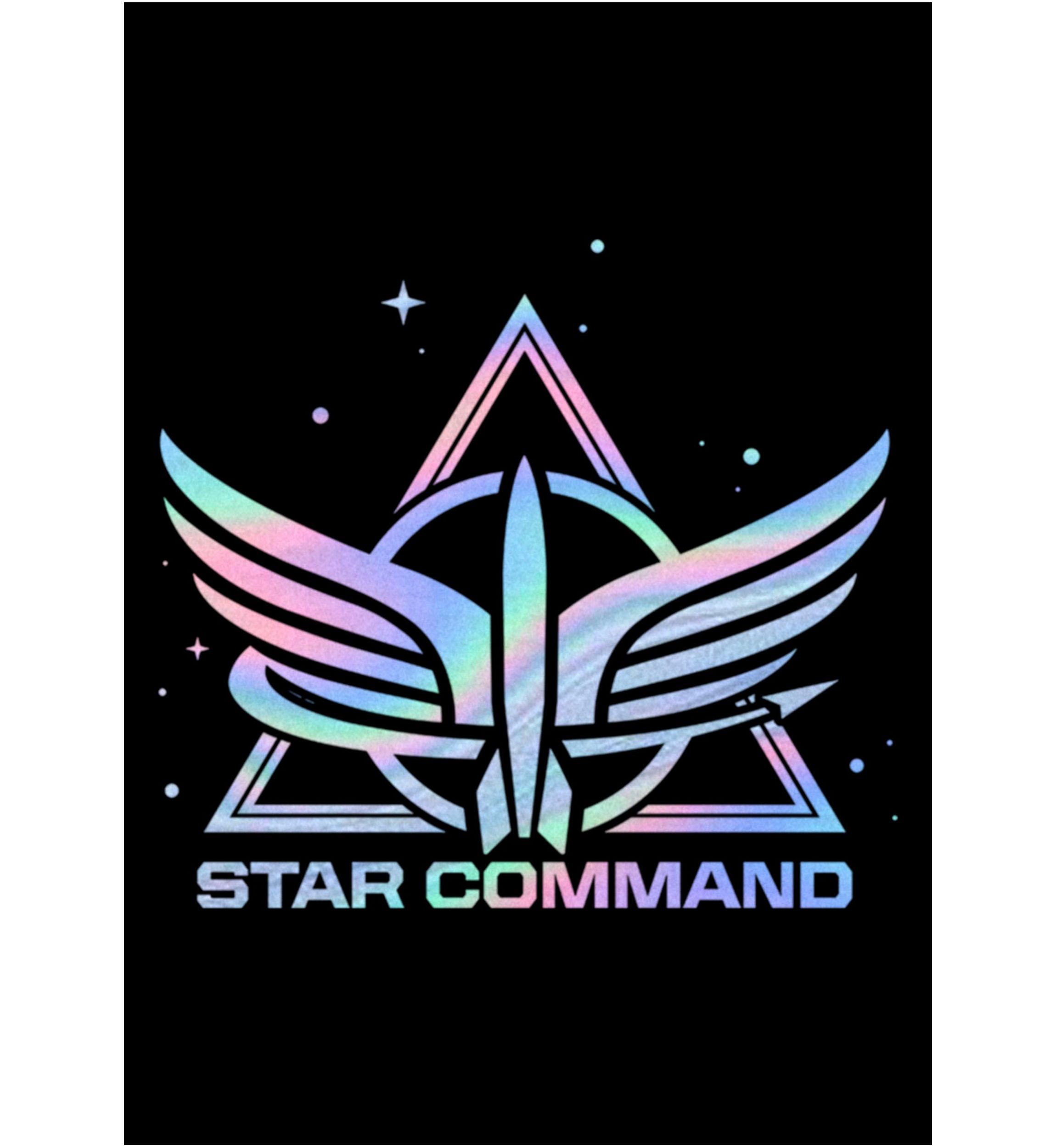Star Command Holographic Graphic T-Shirt