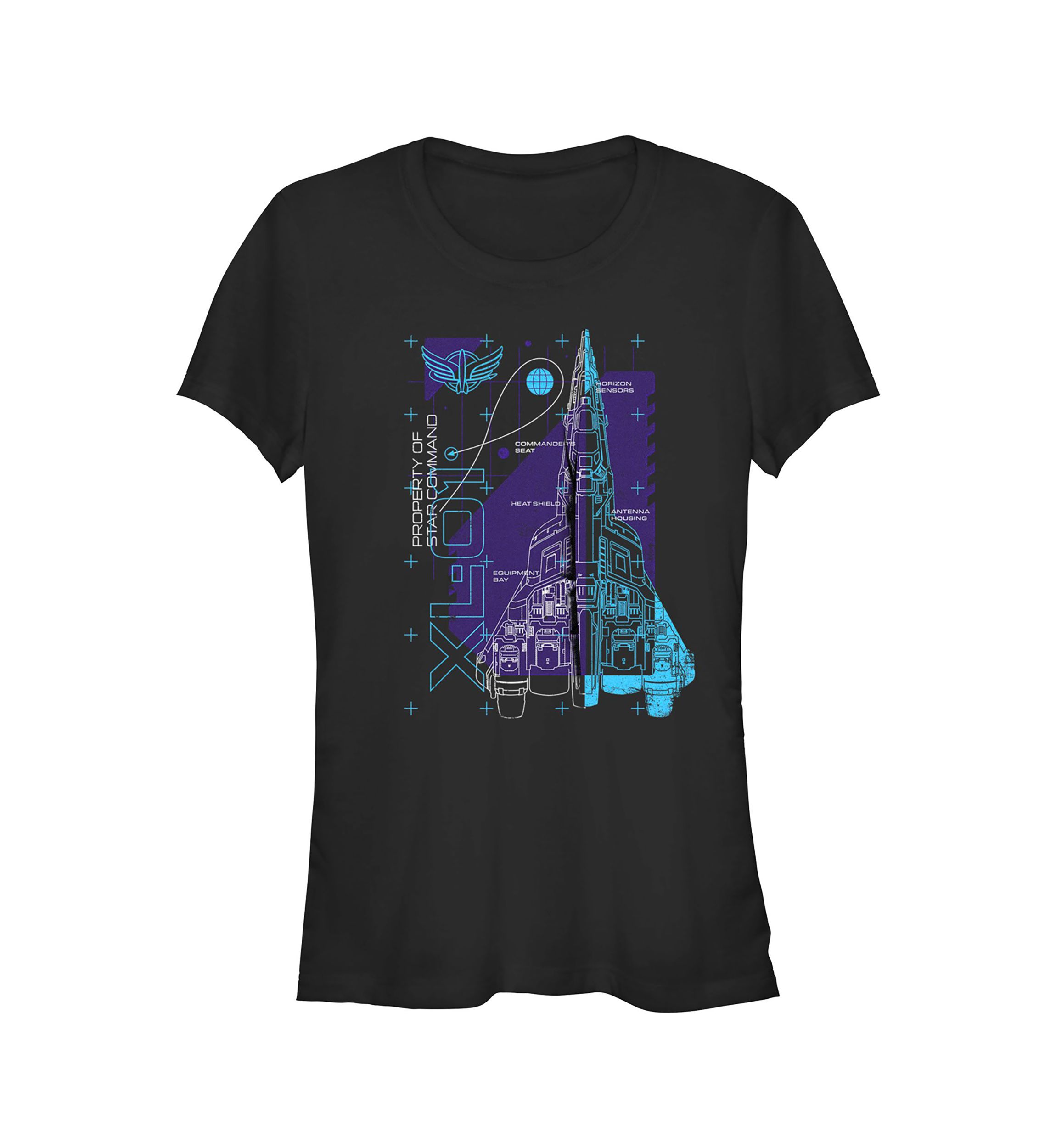 Ship Schematic Graphic T-Shirt