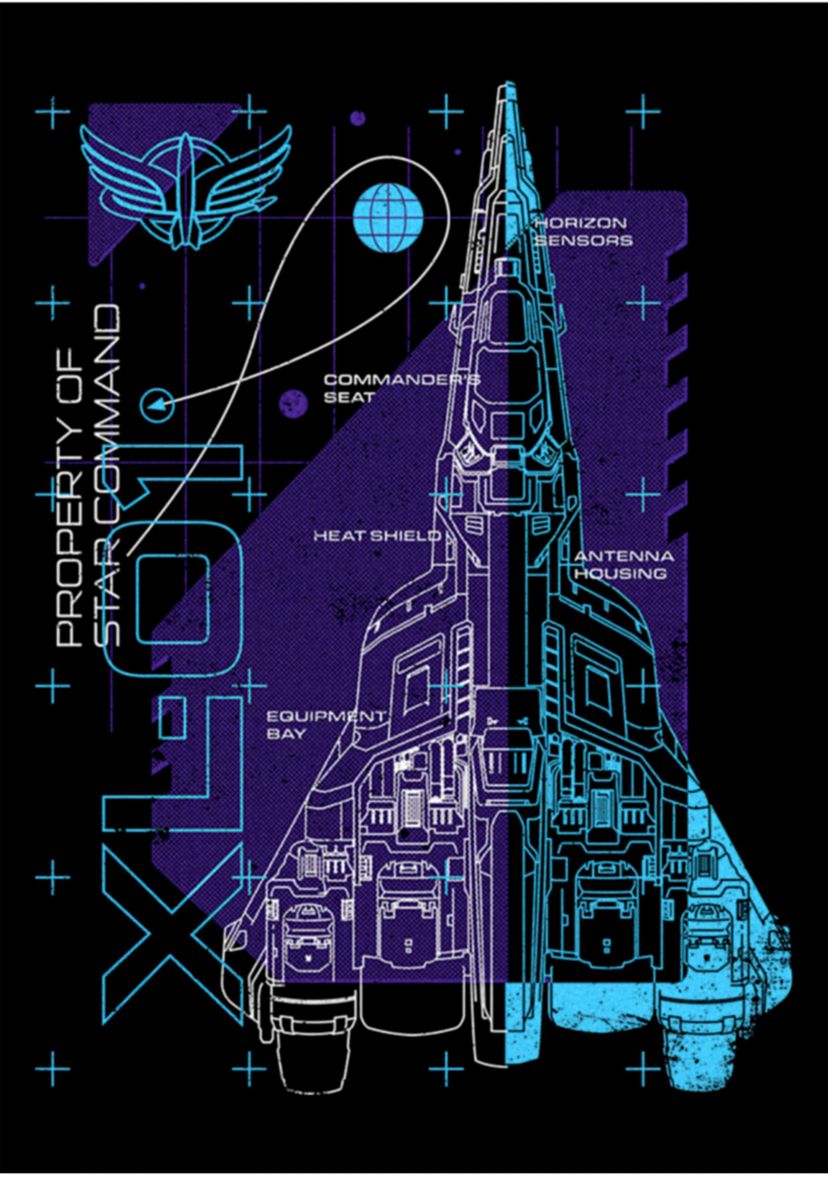 Ship Schematic Graphic T-Shirt
