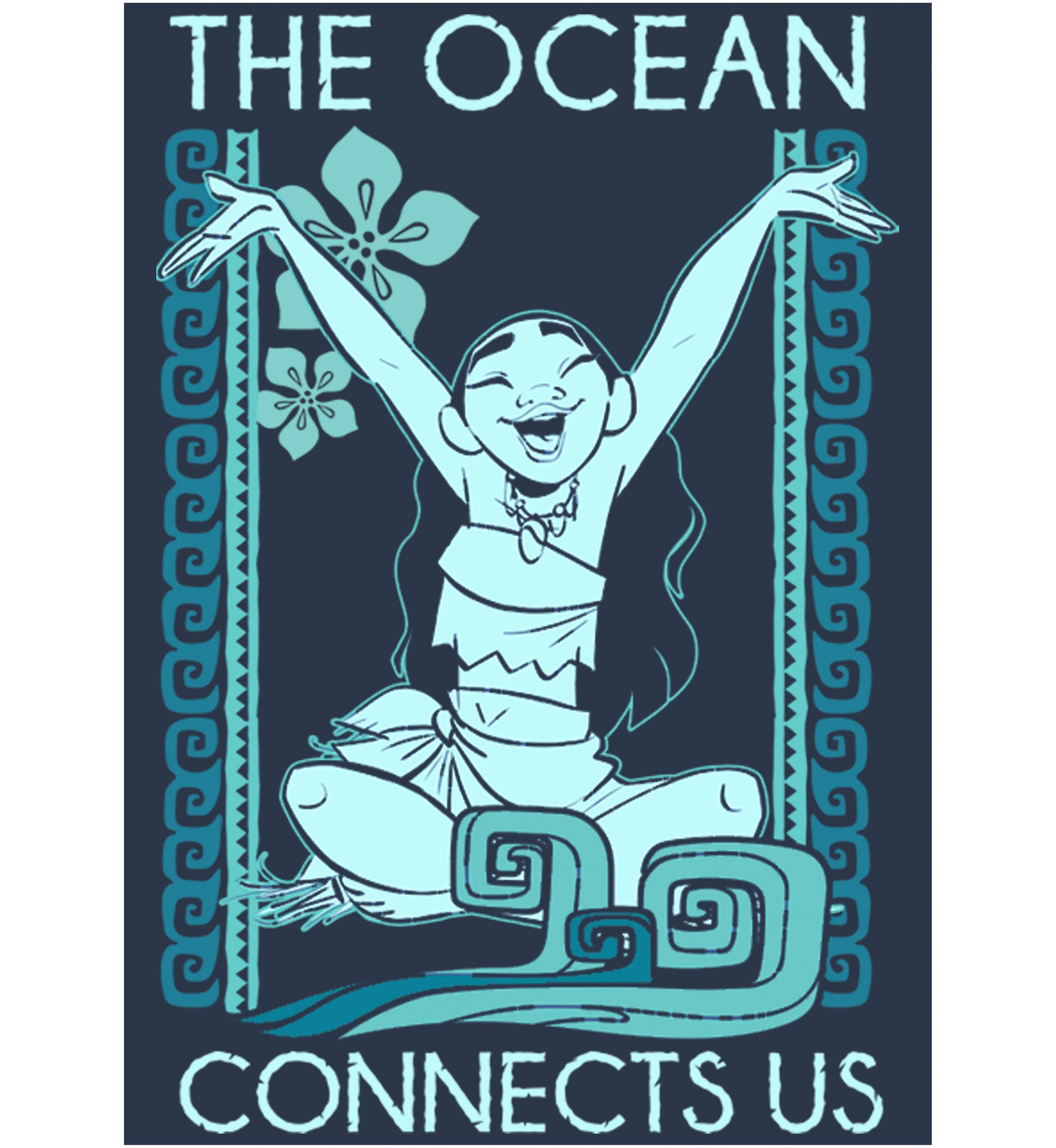 Juniors Moana Ocean Connection Graphic Tank