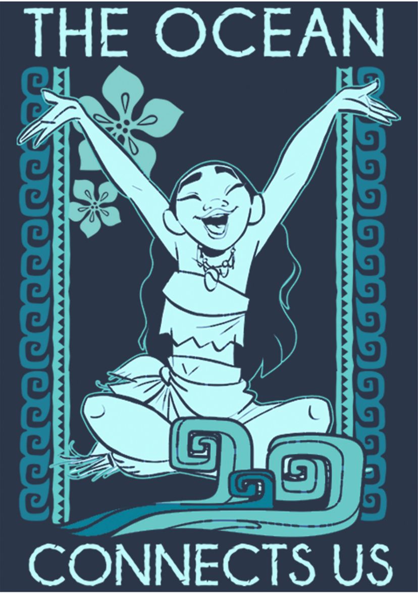 Juniors Moana Ocean Connection Graphic Tank