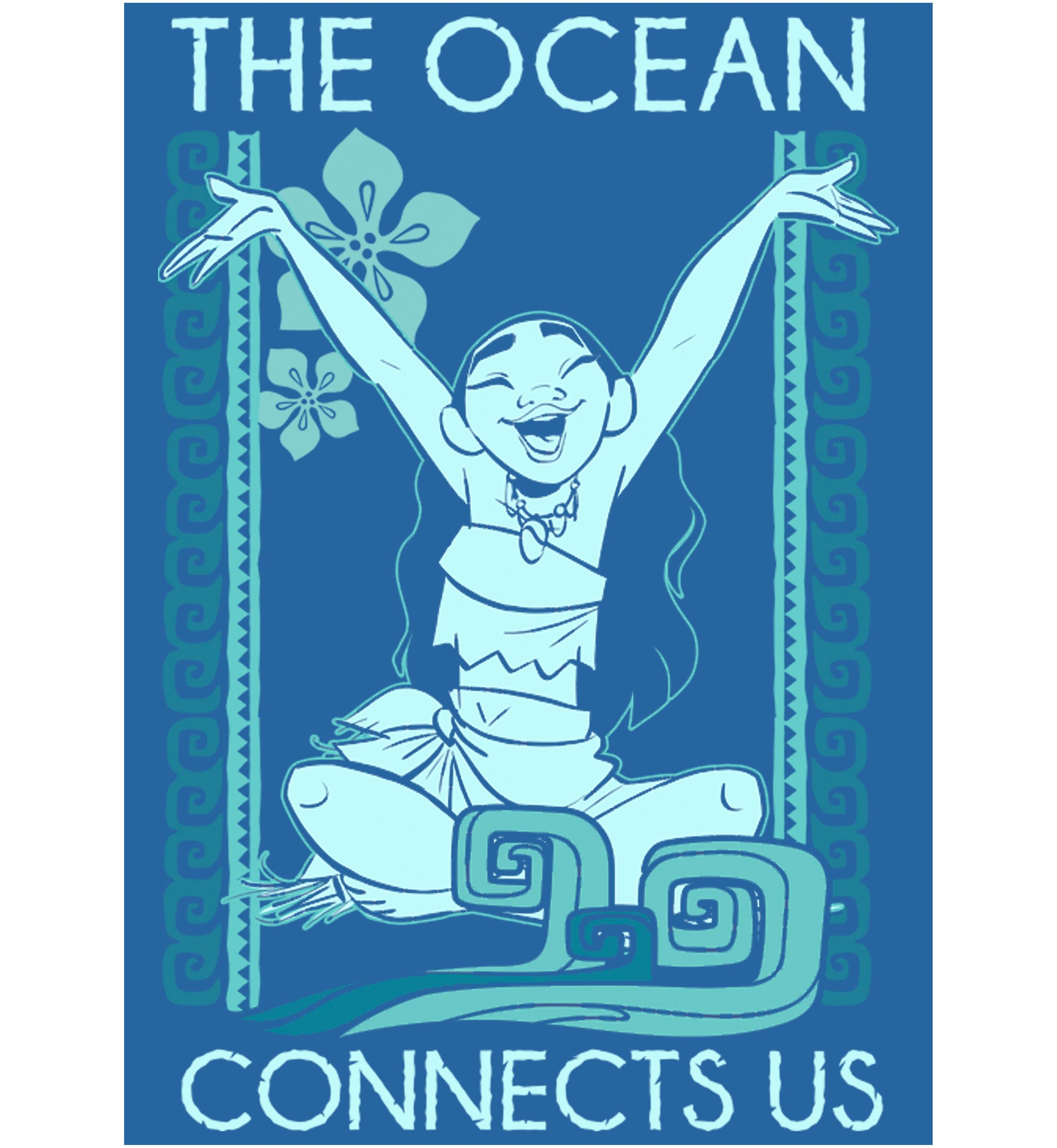 Juniors Moana Ocean Connection Graphic Tank