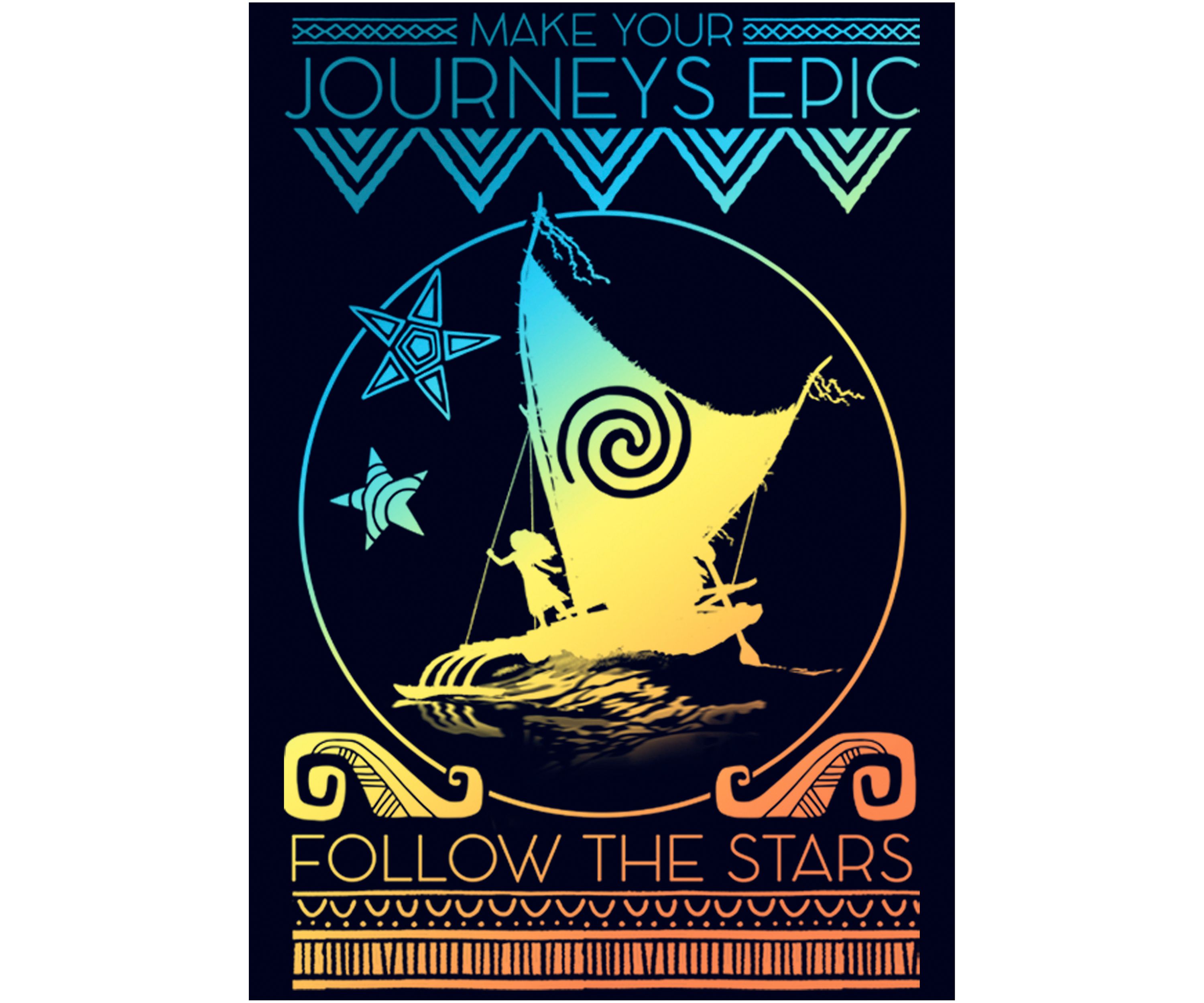 Juniors Moana By Starlight Graphic Top