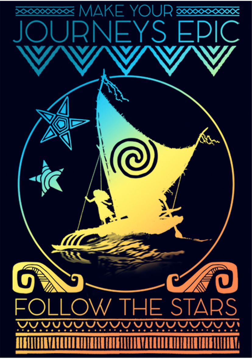 Juniors Moana By Starlight Graphic Top