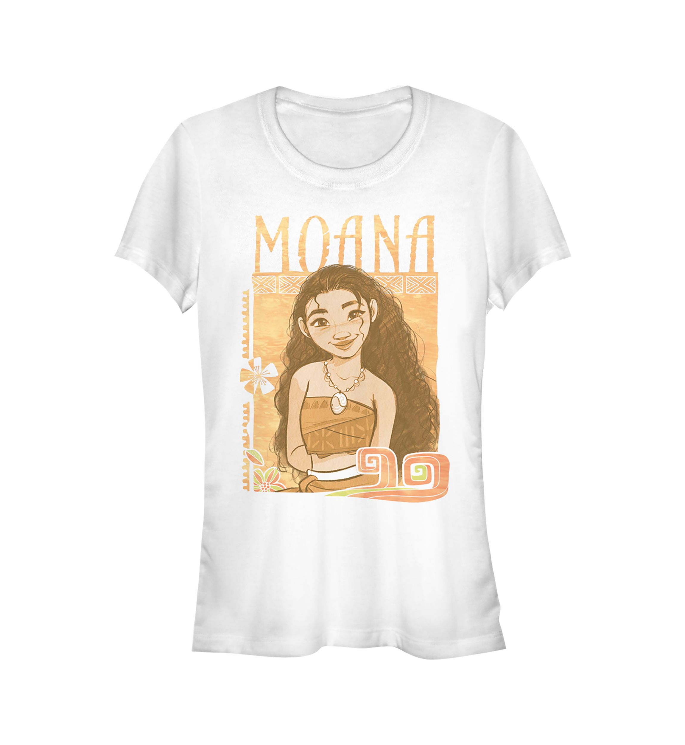 Juniors Moana Smile Graphic Top