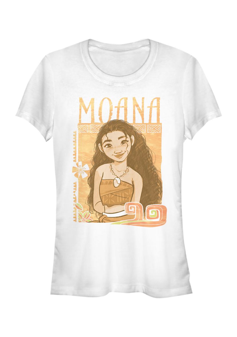 Juniors Moana Smile Graphic Top