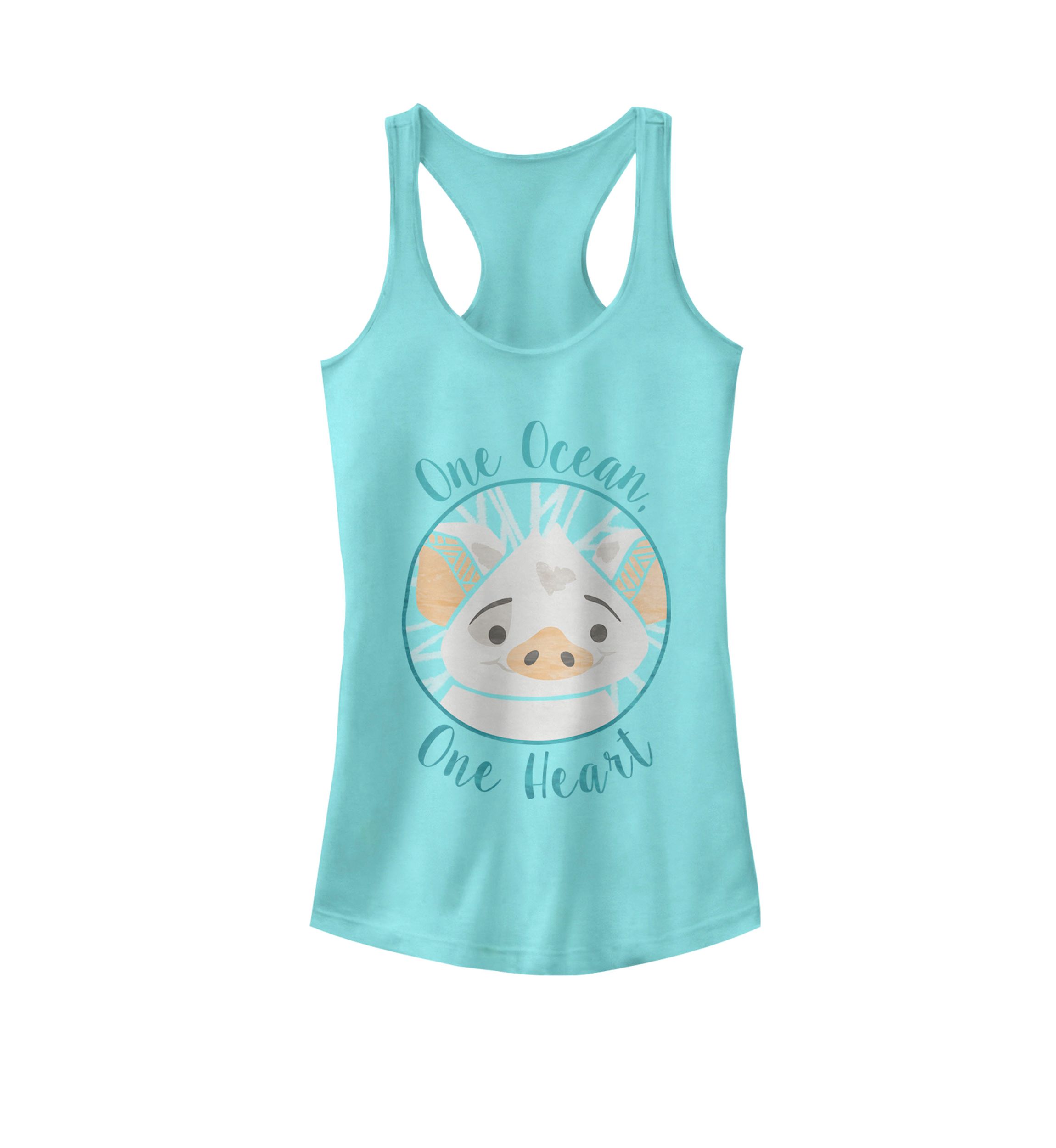 Moana Pua One Ocean One Heart Graphic Racerback Tank
