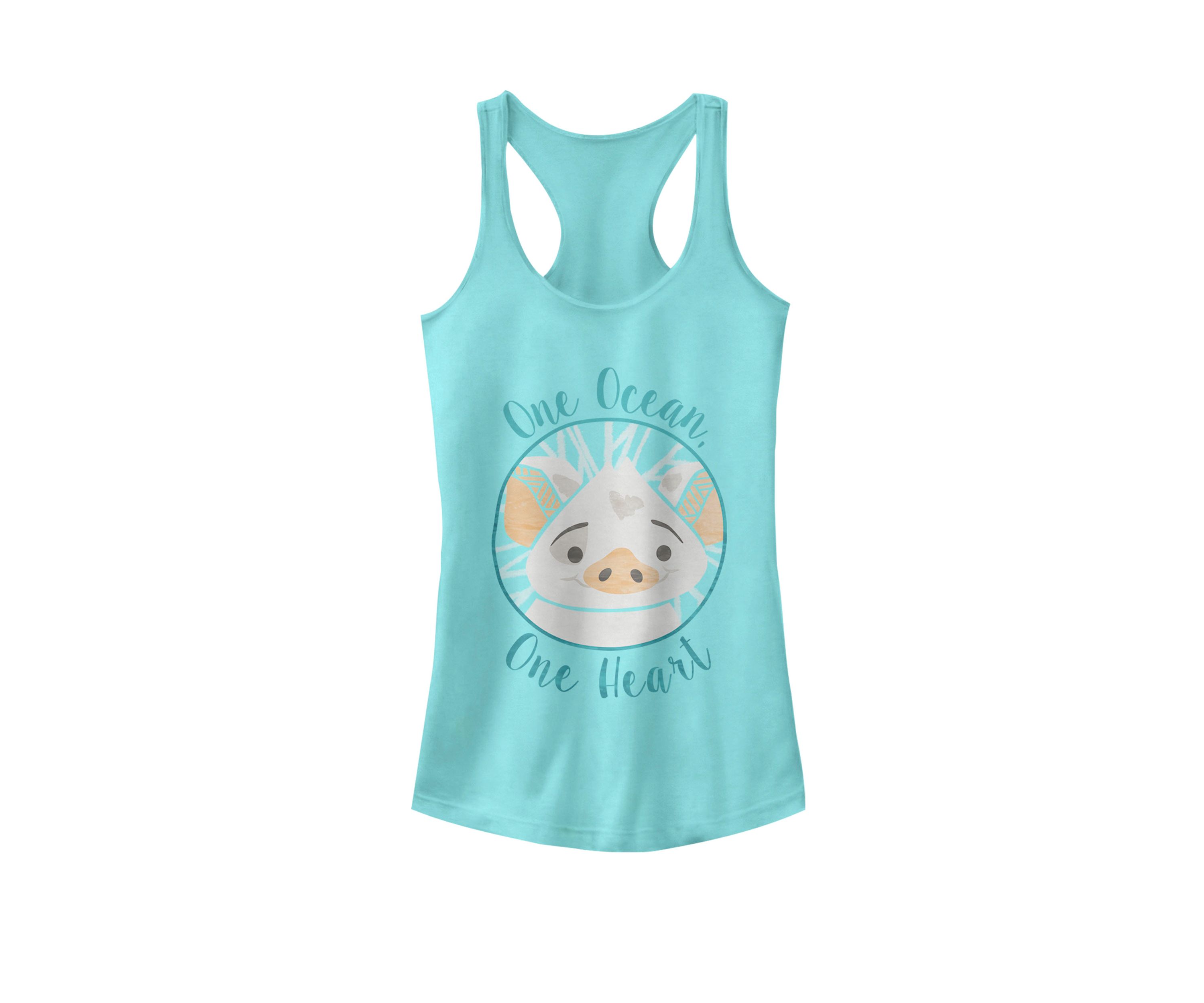 Moana Pua One Ocean One Heart Graphic Racerback Tank