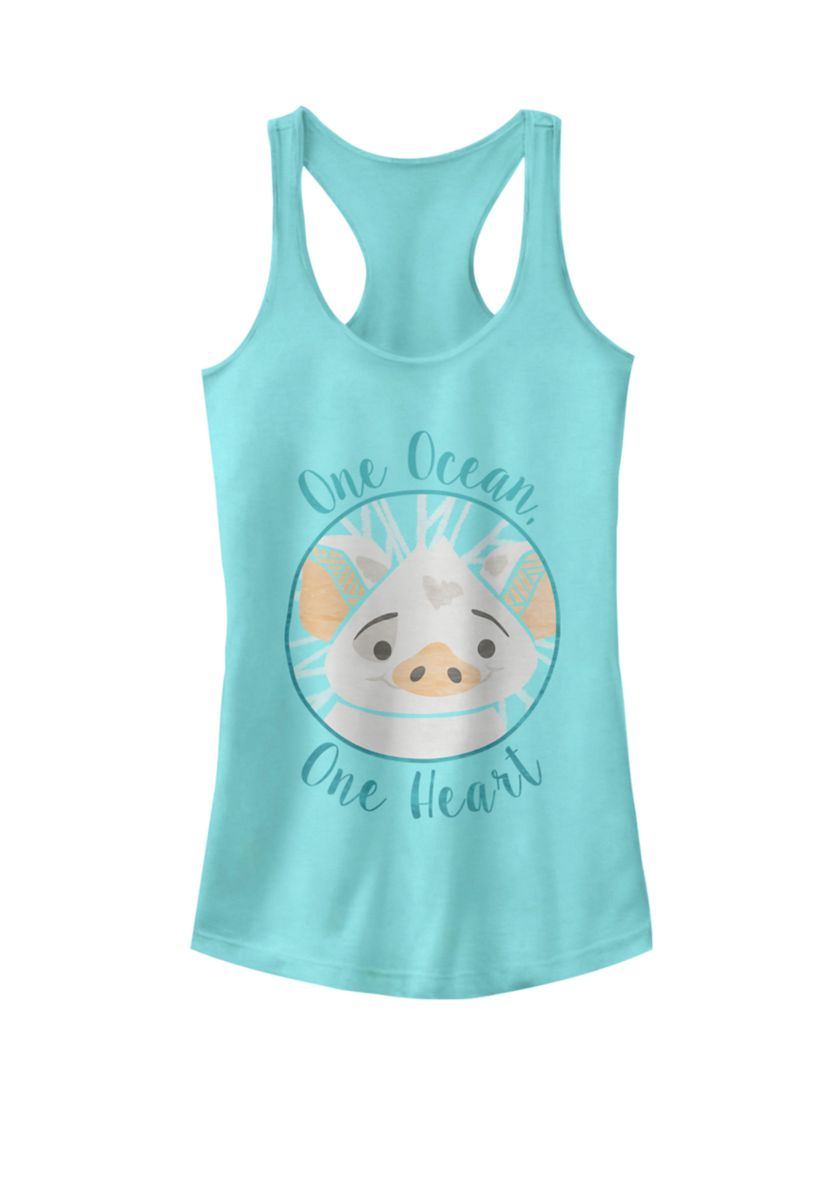 Moana Pua One Ocean One Heart Graphic Racerback Tank