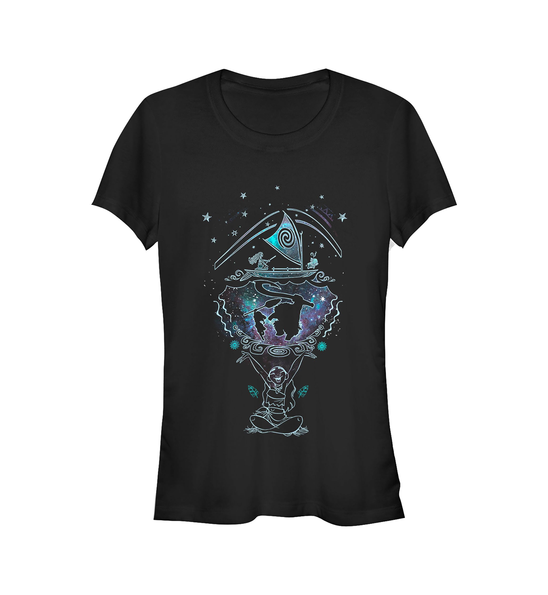 Juniors Moana Line Graphic Top