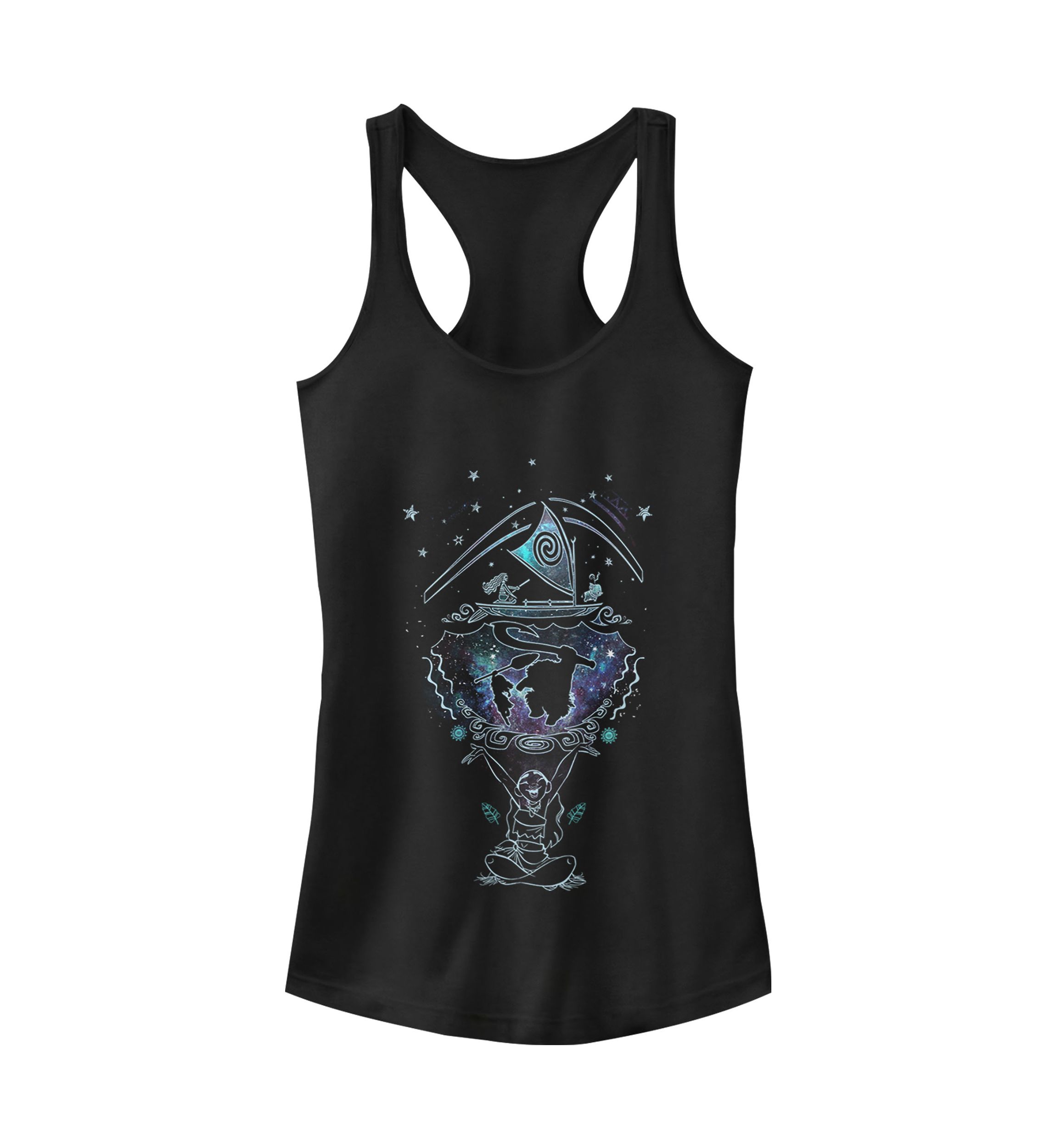 Juniors Moana Line Graphic Tank