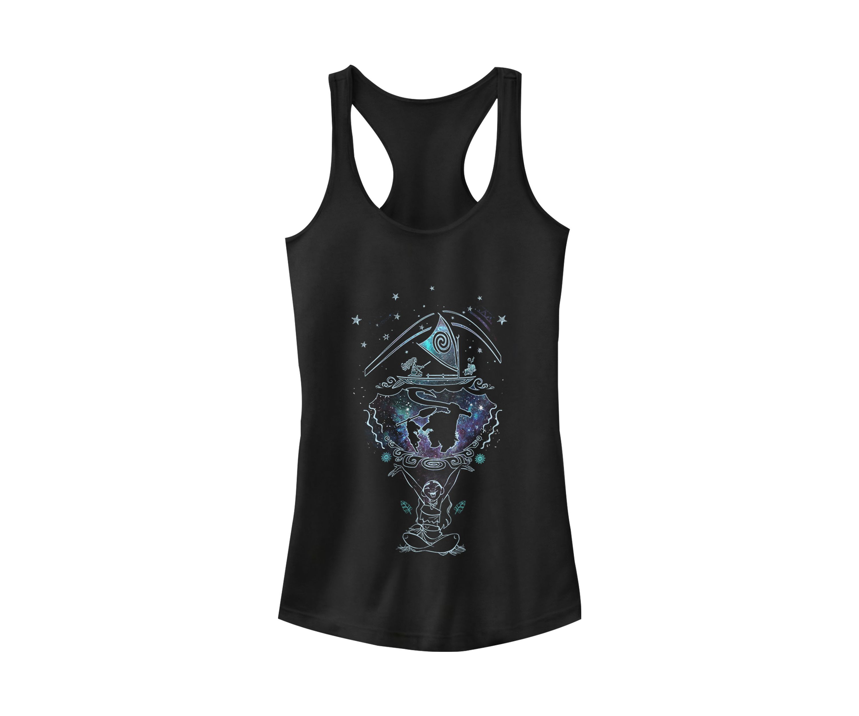 Juniors Moana Line Graphic Tank