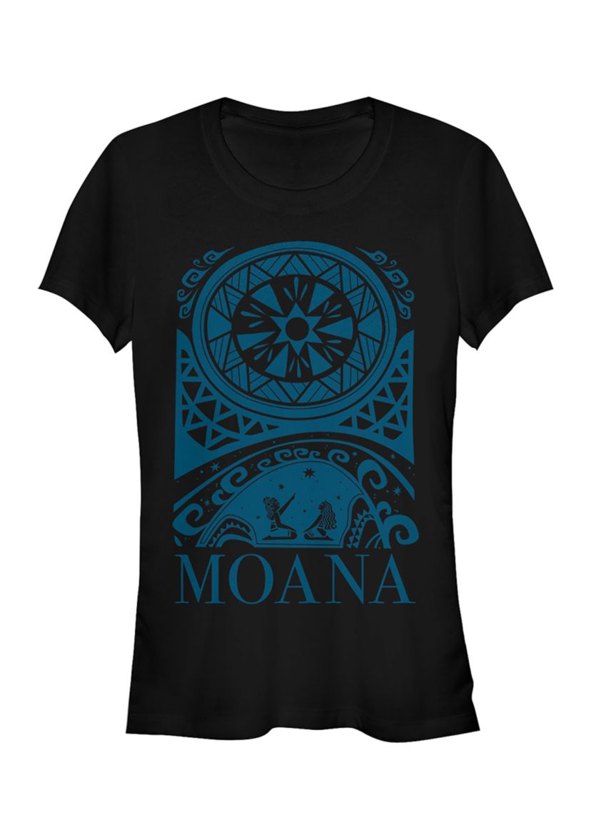 Juniors Moana Starry Time Comp Graphic T-Shirt