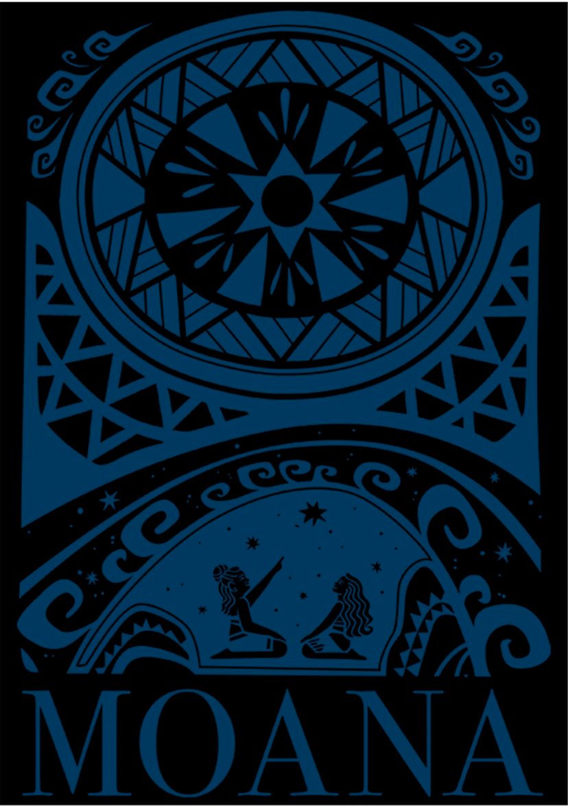Juniors Moana Starry Time Comp Graphic T-Shirt