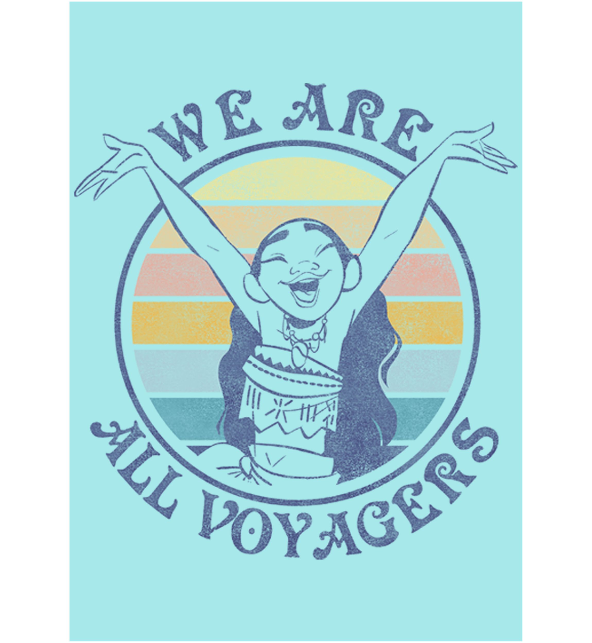 Juniors Moana Sunset Voyagers Graphic Tank