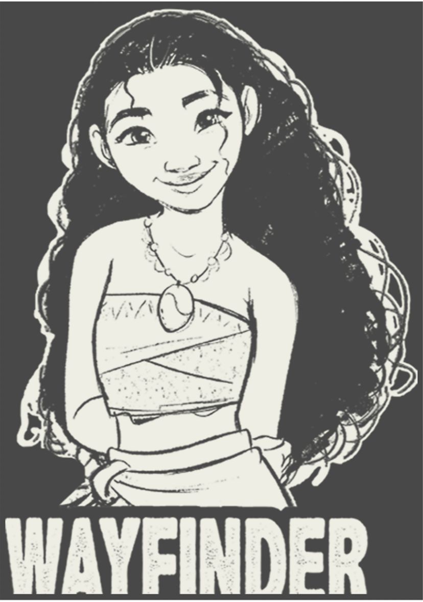 Juniors Moana Straight Forward Graphic Tank