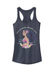 Moana Beach More Worry Less Text Graphic Racerback Tank