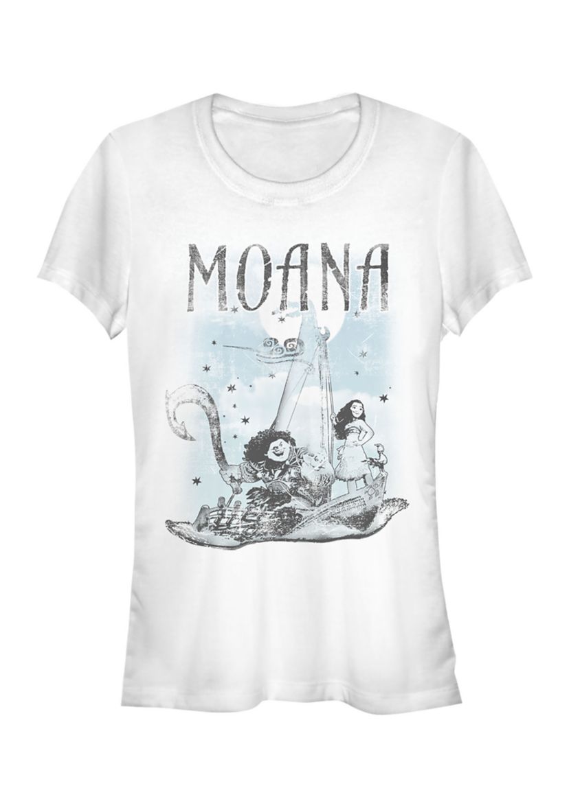 Juniors Moana Sea Adventures Graphic T-Shirt