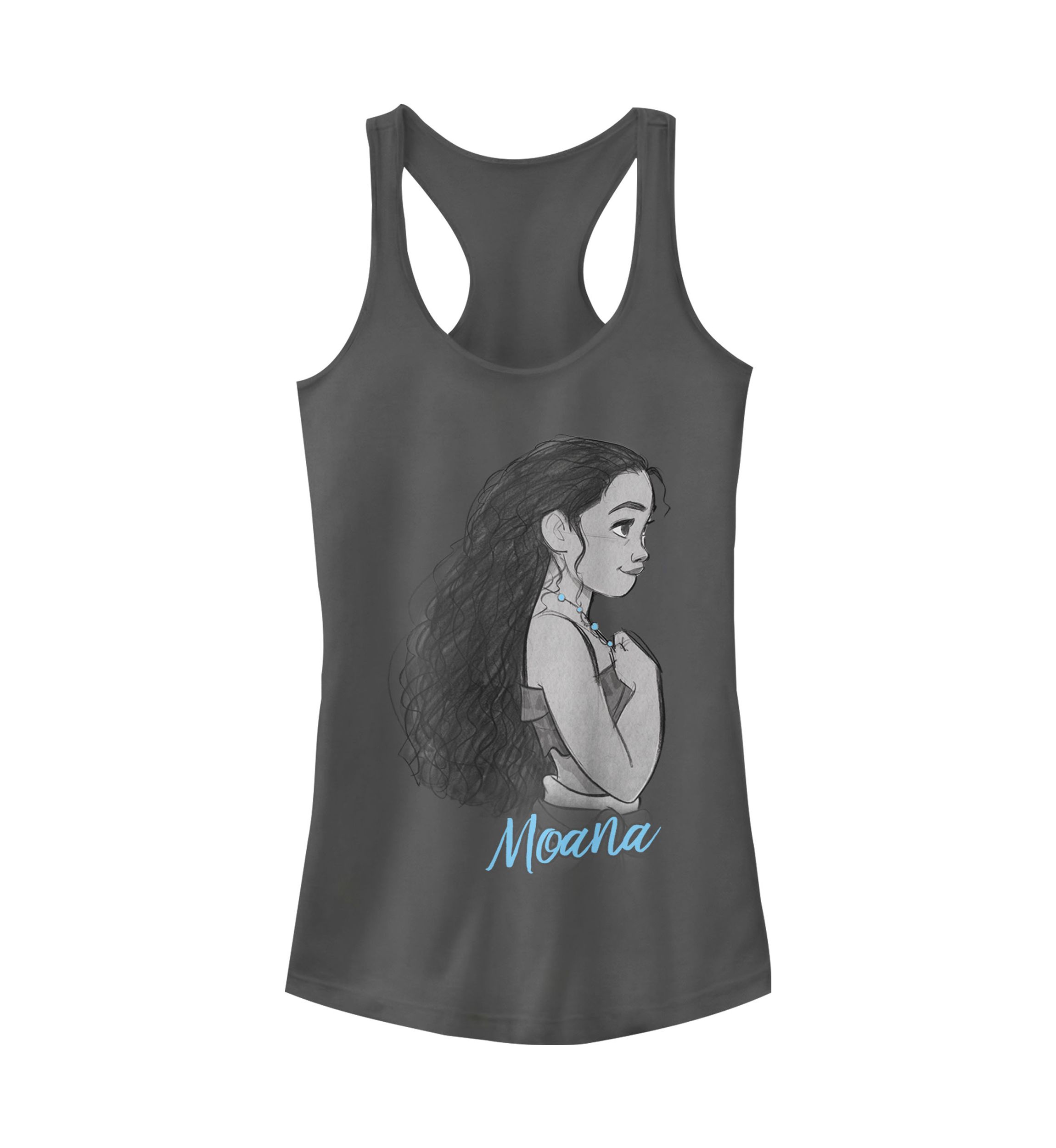 Juniors Moana Profile Graphic Tank Top
