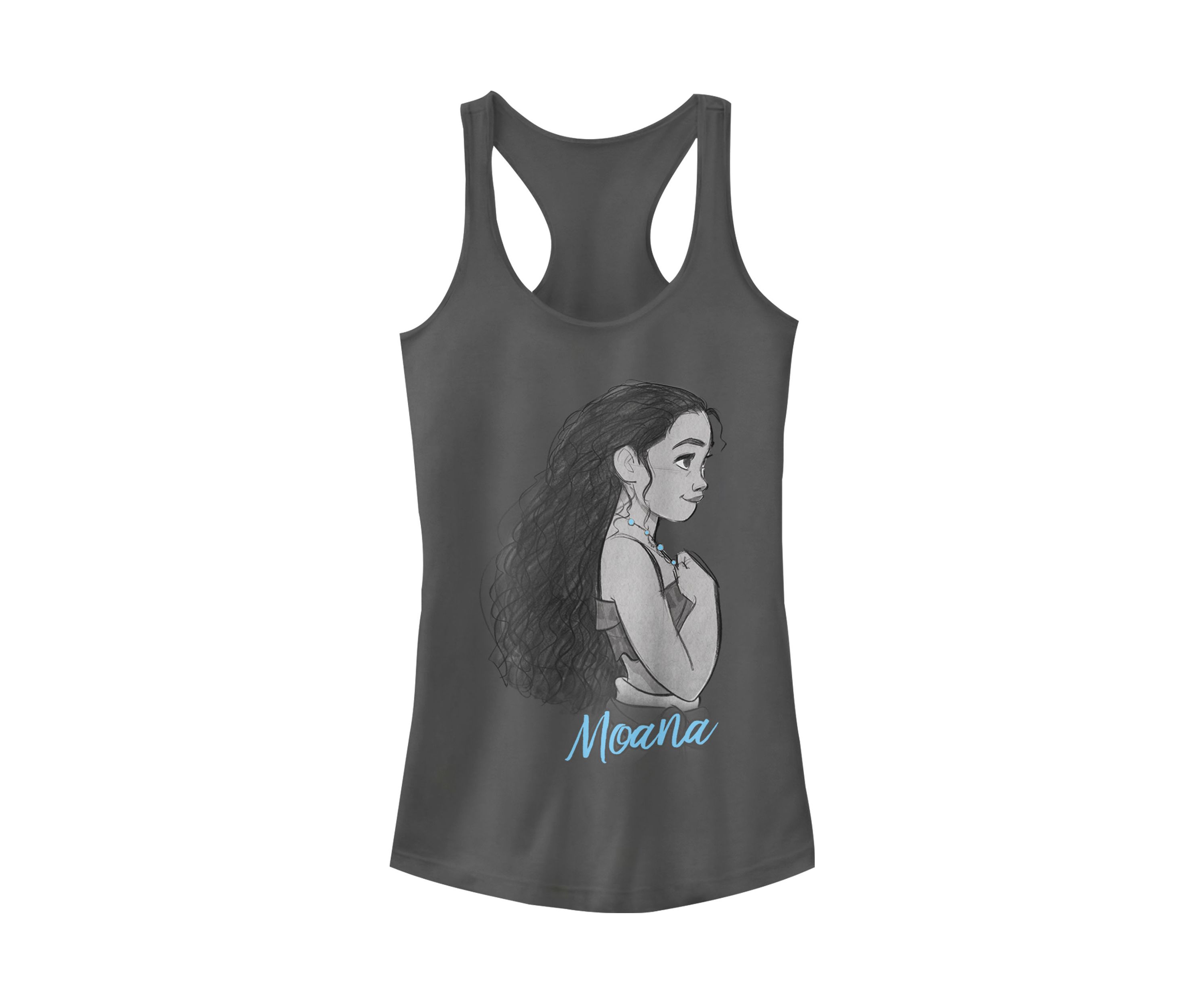 Juniors Moana Profile Graphic Tank Top