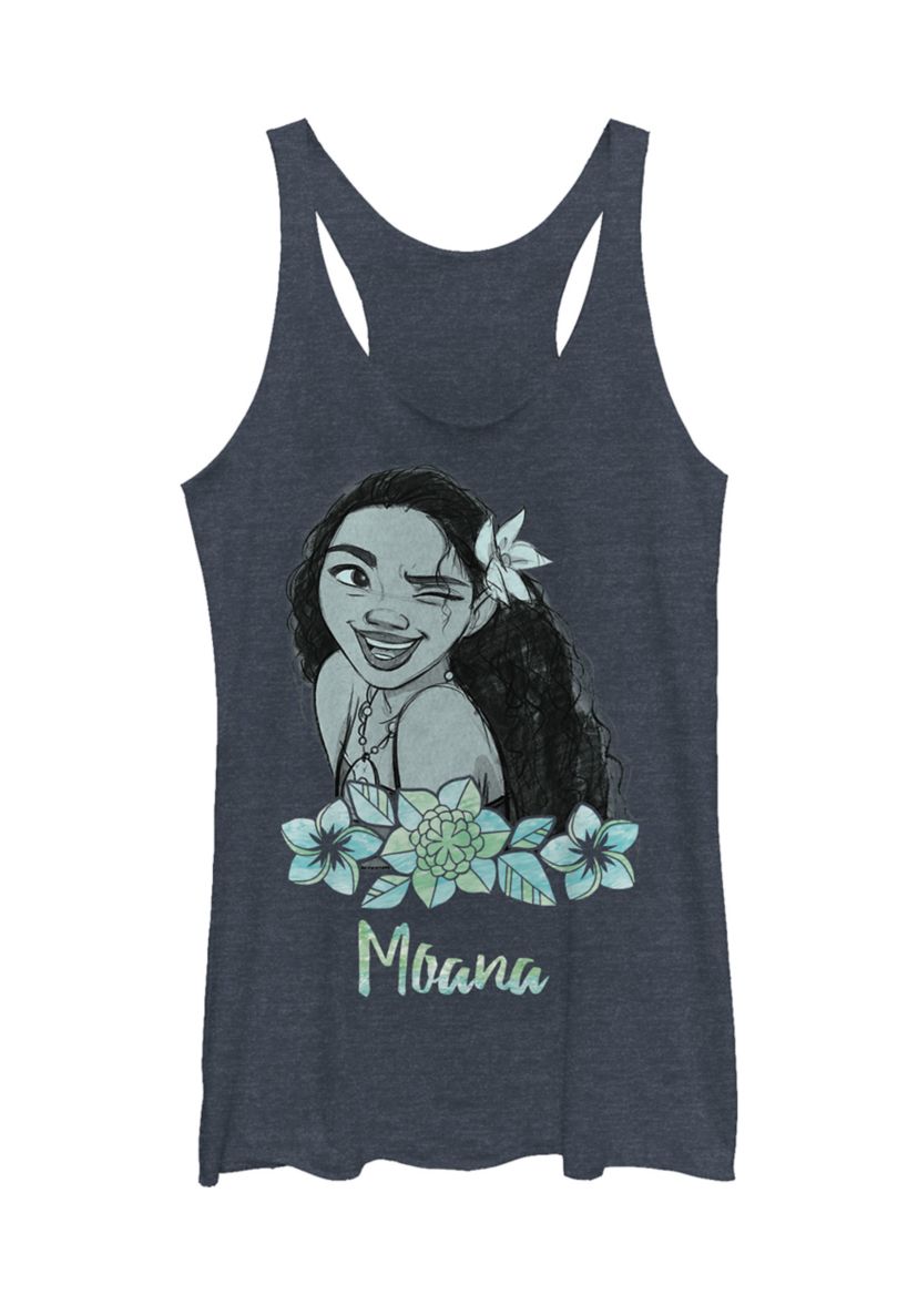 Juniors Moana Wayfinder Graphic Tank Top
