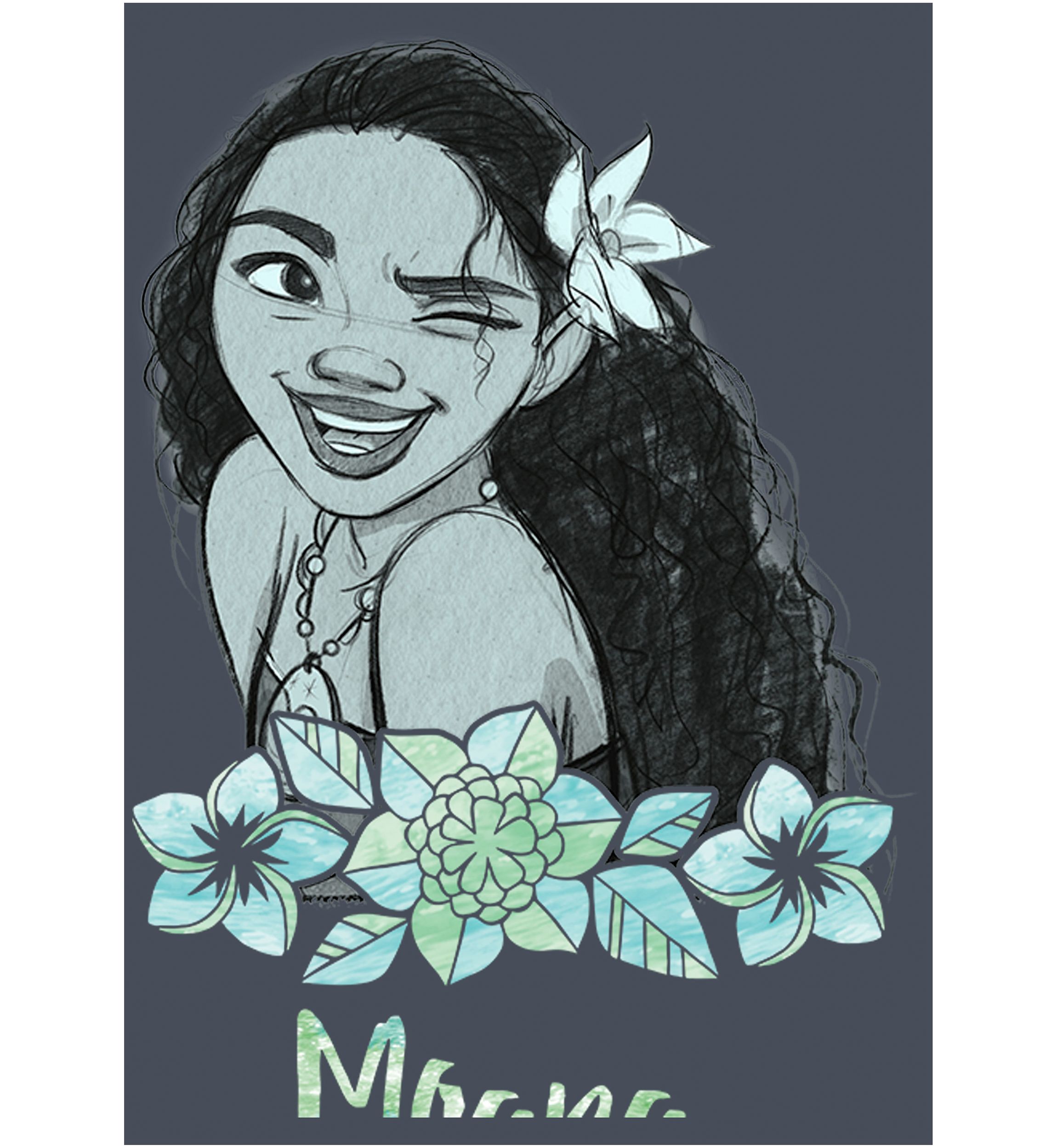 Juniors Moana Wayfinder Graphic Tank Top