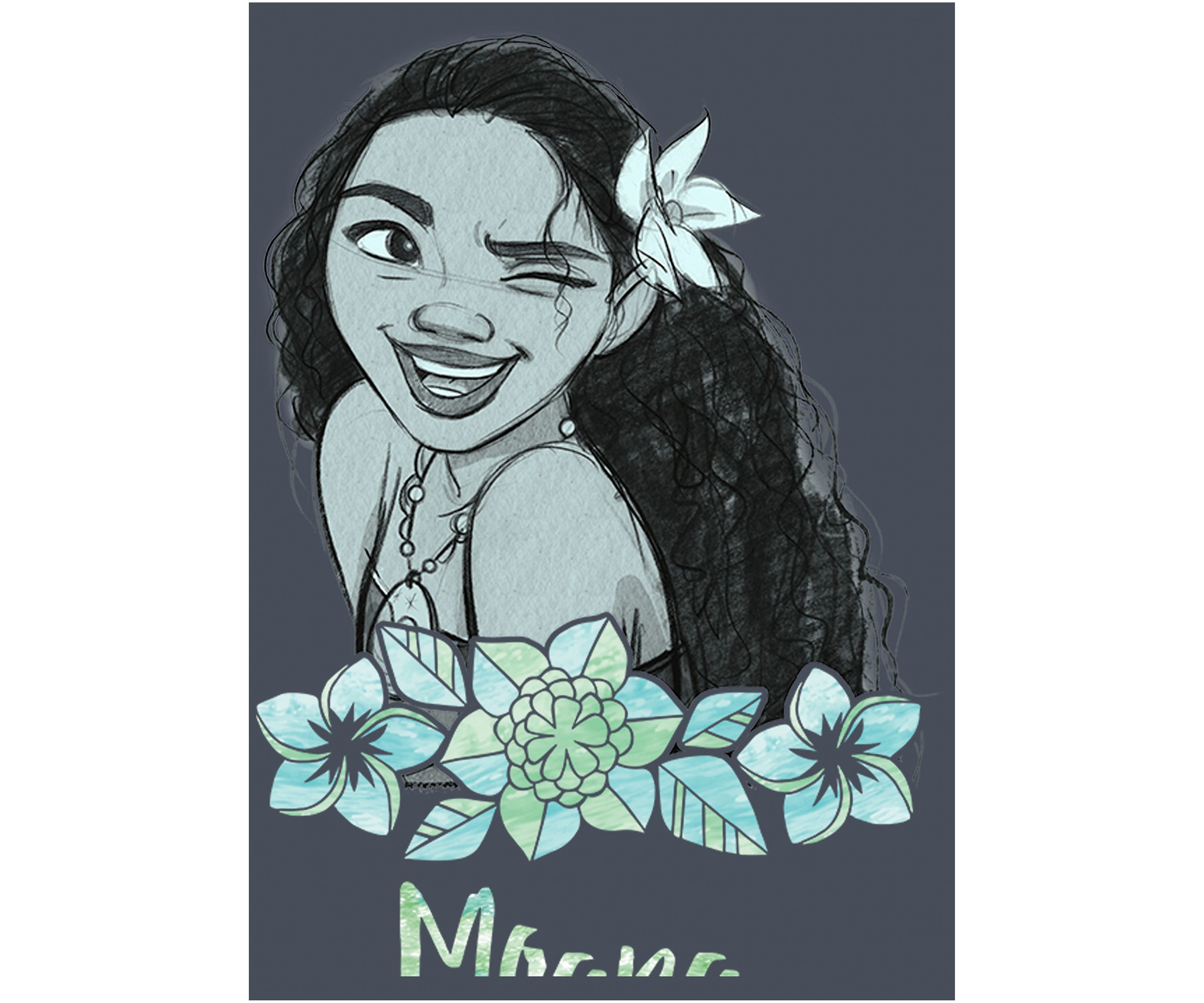 Juniors Moana Wayfinder Graphic Tank Top