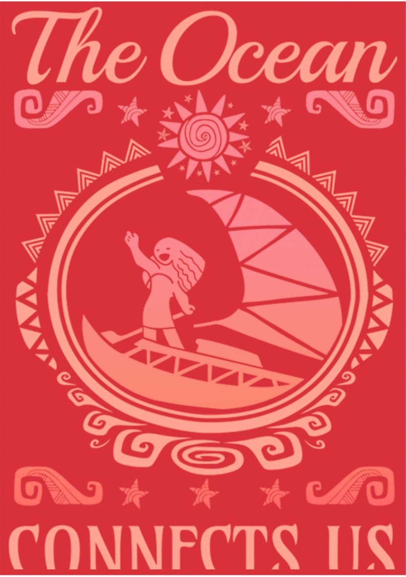 Juniors Moana Connection Graphic Tank
