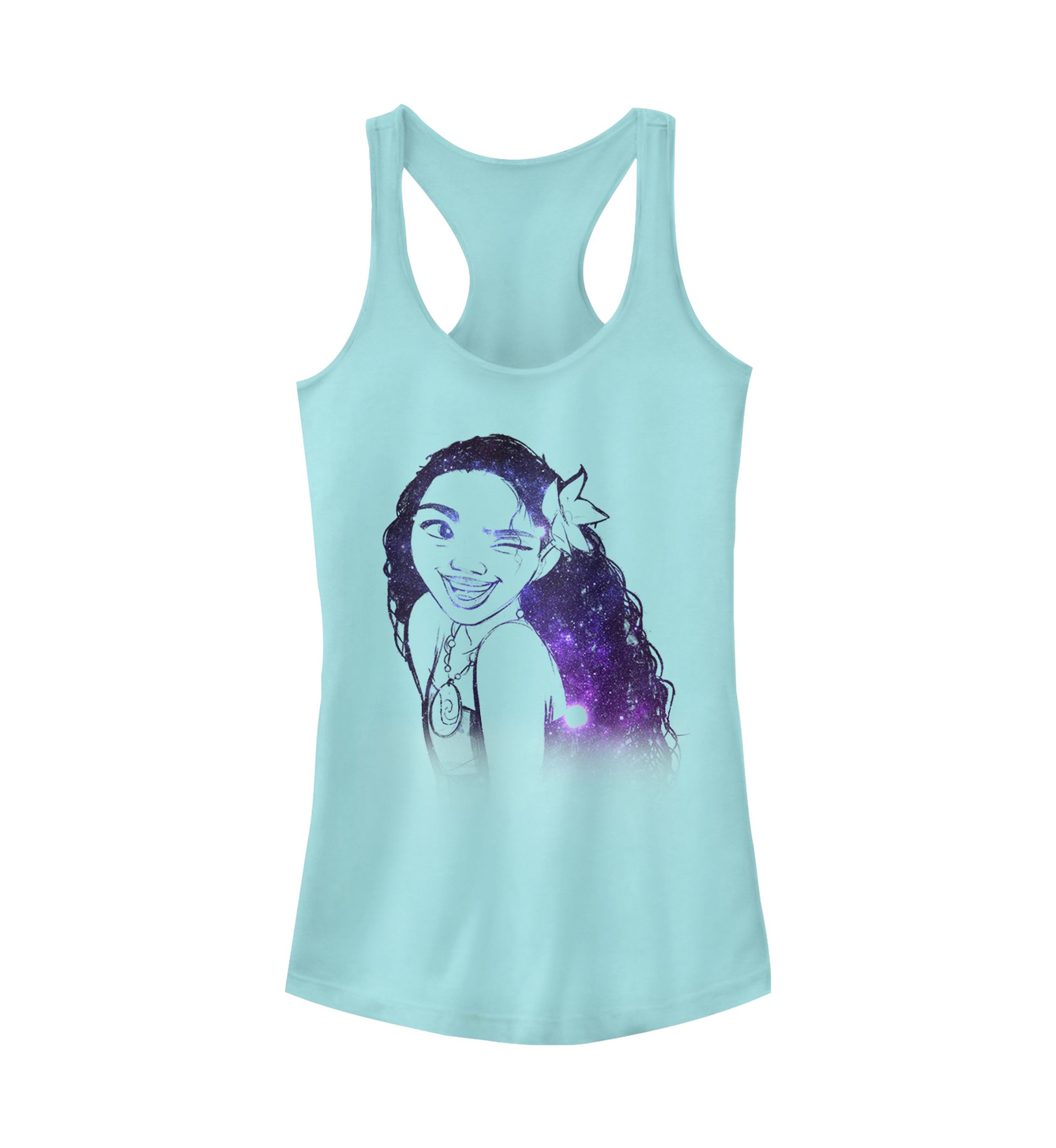 Juniors Constellation Moana Graphic Tank Top