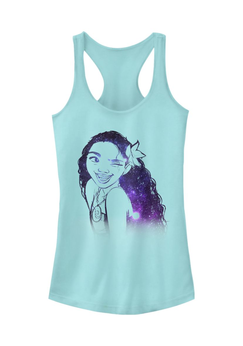 Juniors Constellation Moana Graphic Tank Top