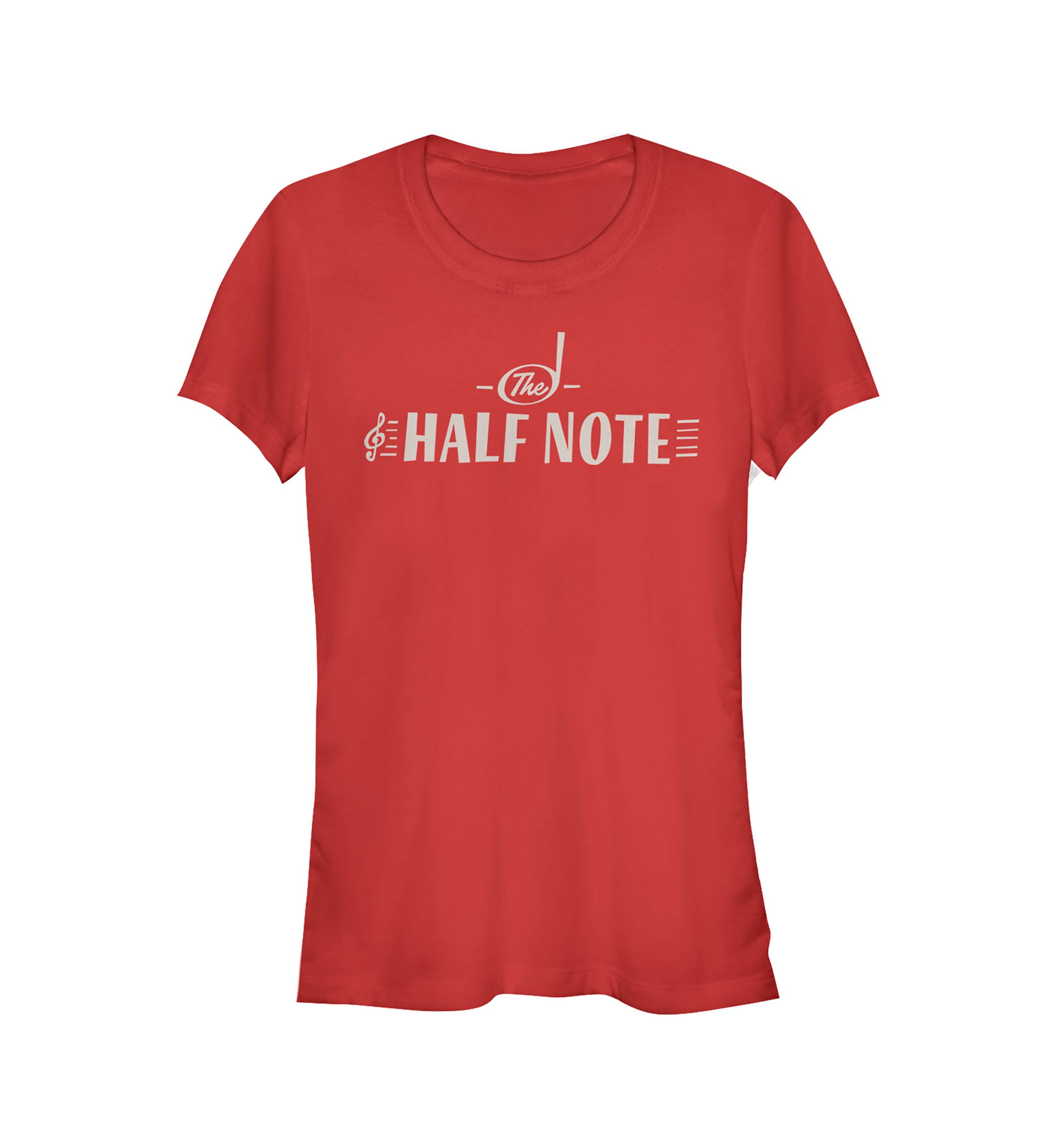 	  Juniors The Half Note Graphic Top 