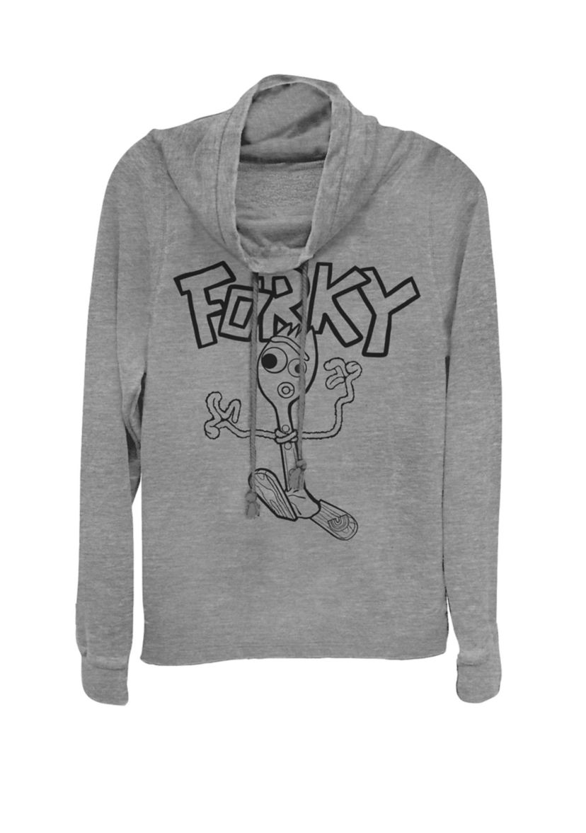 Toy Story Doodle Forky Cowl Neck Pullover