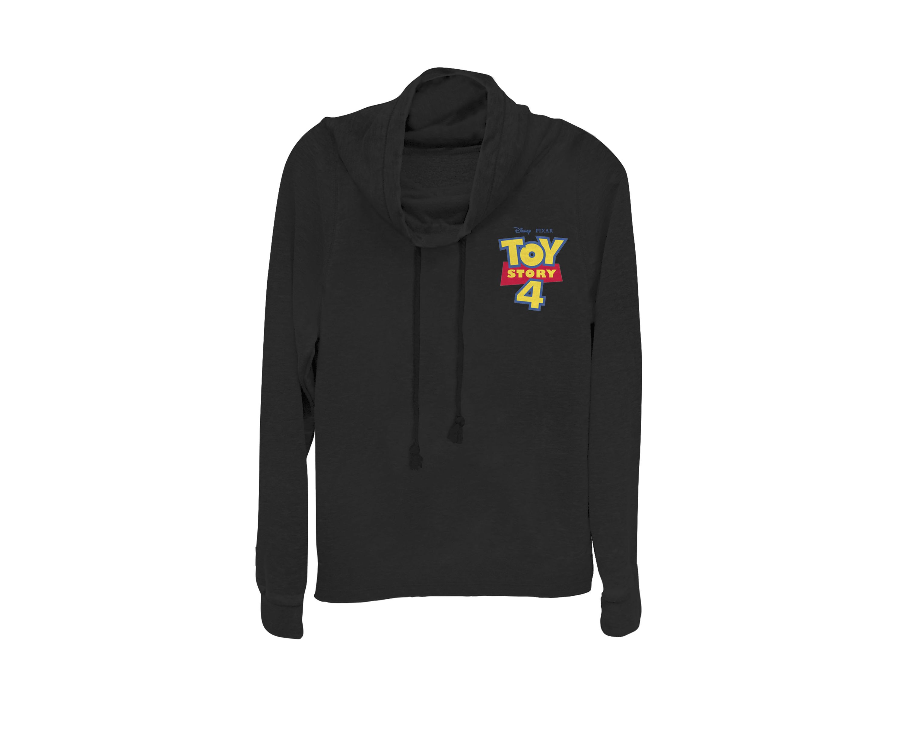 Toy Story 4 Movie Logo Left Chest Pocket Cowl Neck Pullover