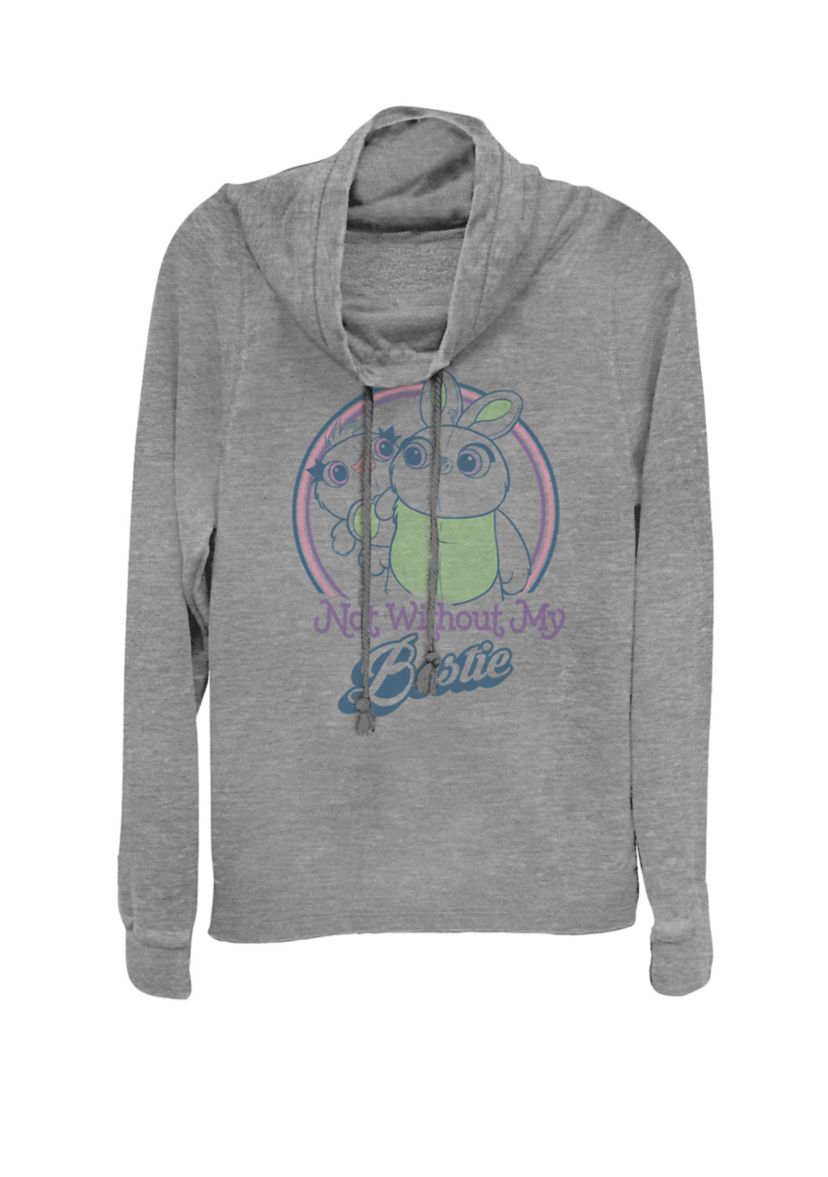 Toy Story 4 Ducky & Bunny My Bestie Poster Cowl Neck Graphic Pullover