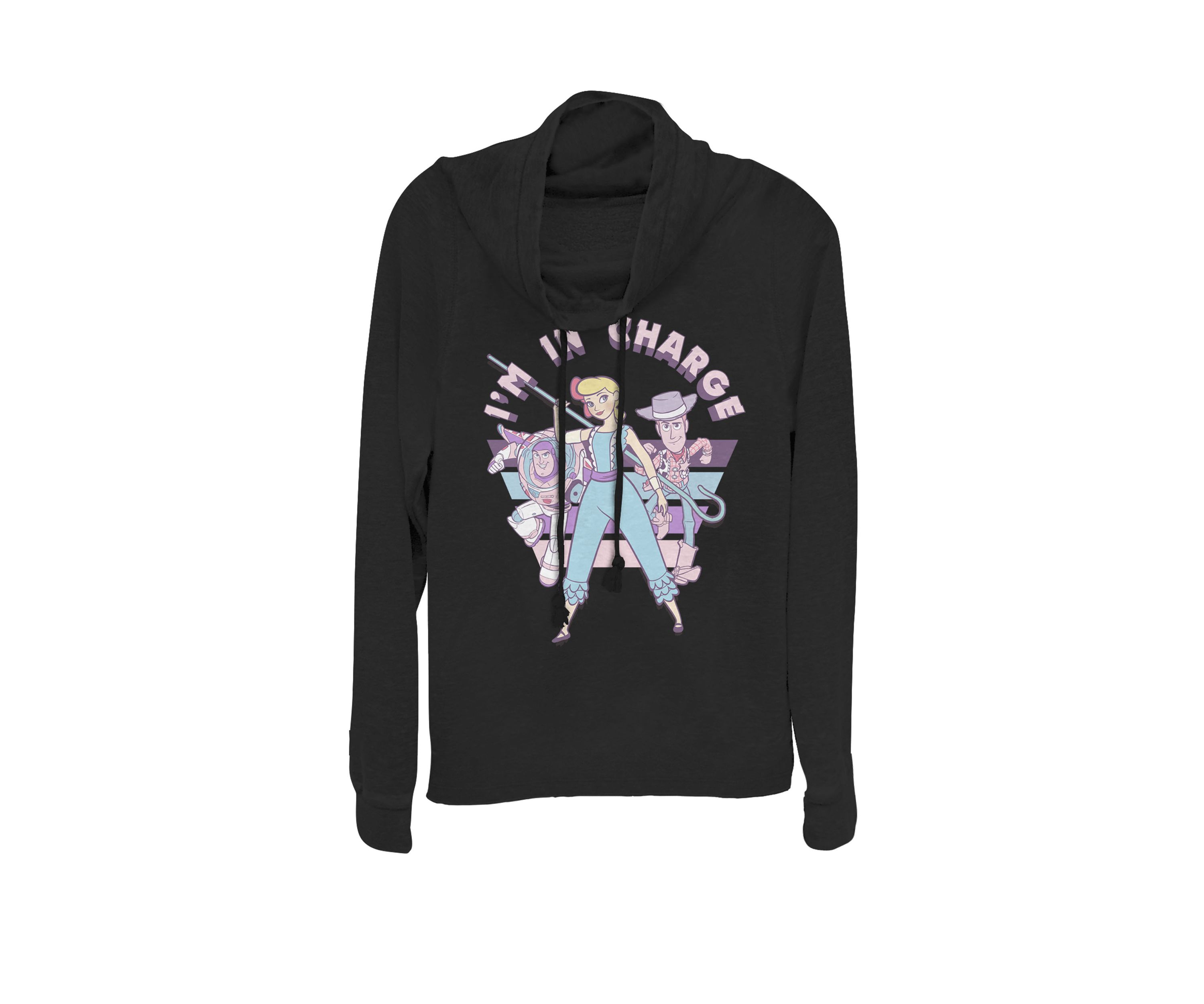 Toy Story 4 Bo Peep Im In Charge Cowl Neck Graphic Pullover