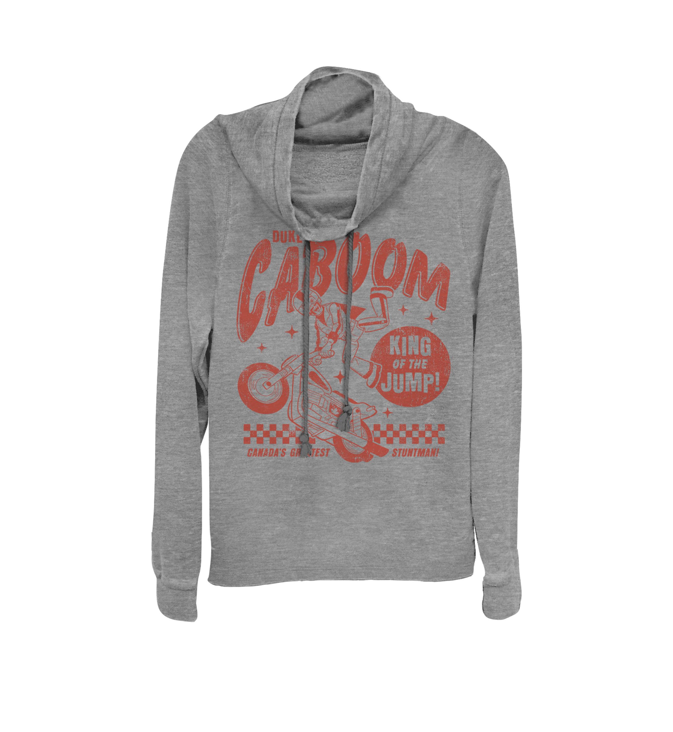 Toy Story Duke Caboom Greatest Stuntman Cowl Neck Pullover