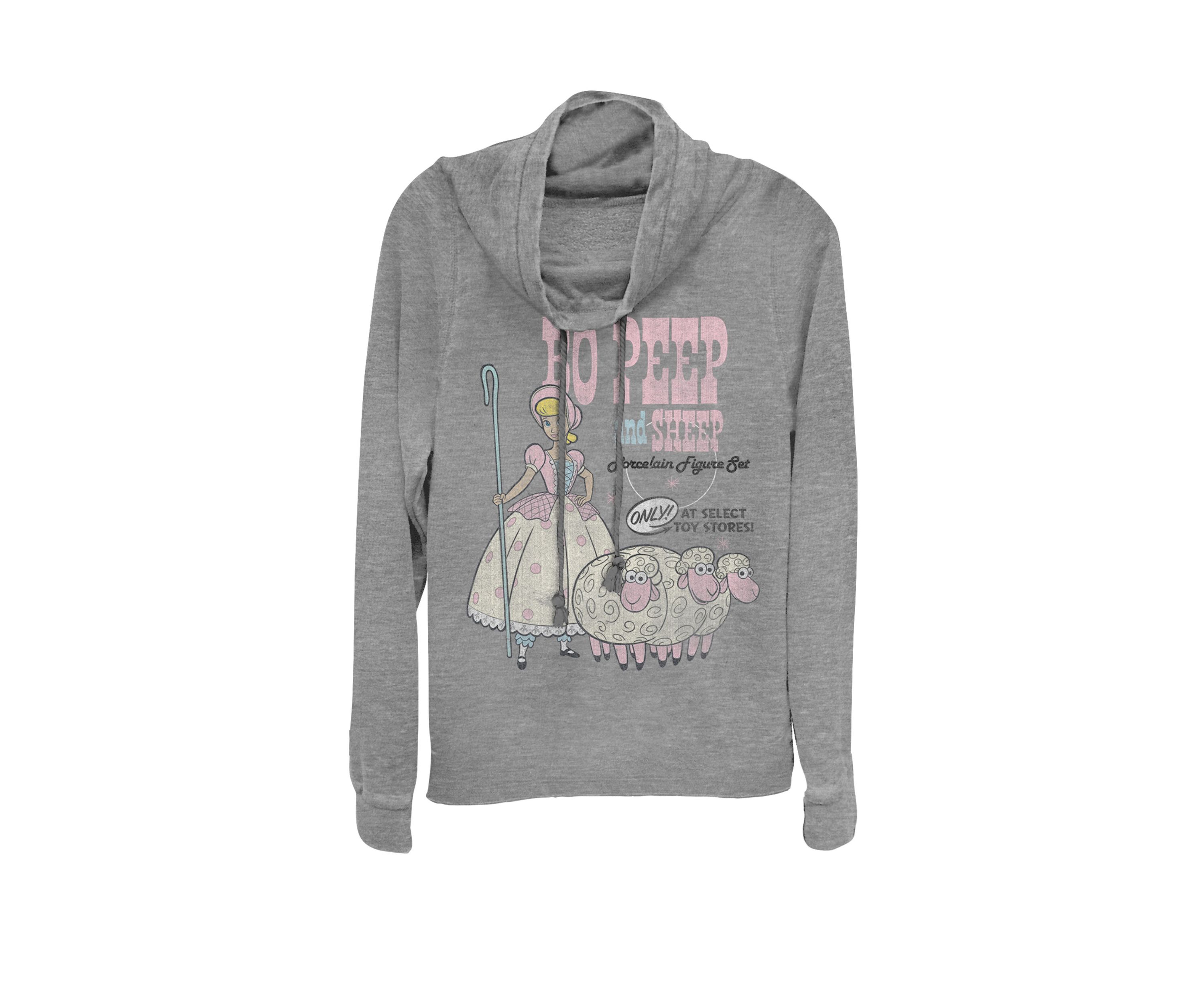 Toy Story 4 Bo Peep and Sheep Advertisement Cowl Neck Graphic Pullover