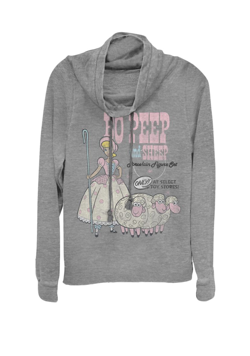 Toy Story 4 Bo Peep and Sheep Advertisement Cowl Neck Graphic Pullover