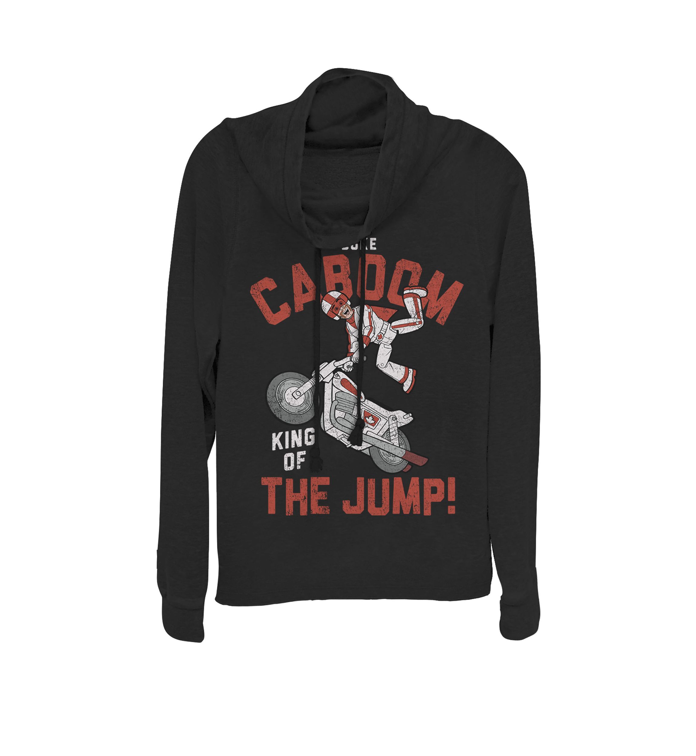 Toy Story Duke Caboom King Of The Jump Cowl Neck Pullover