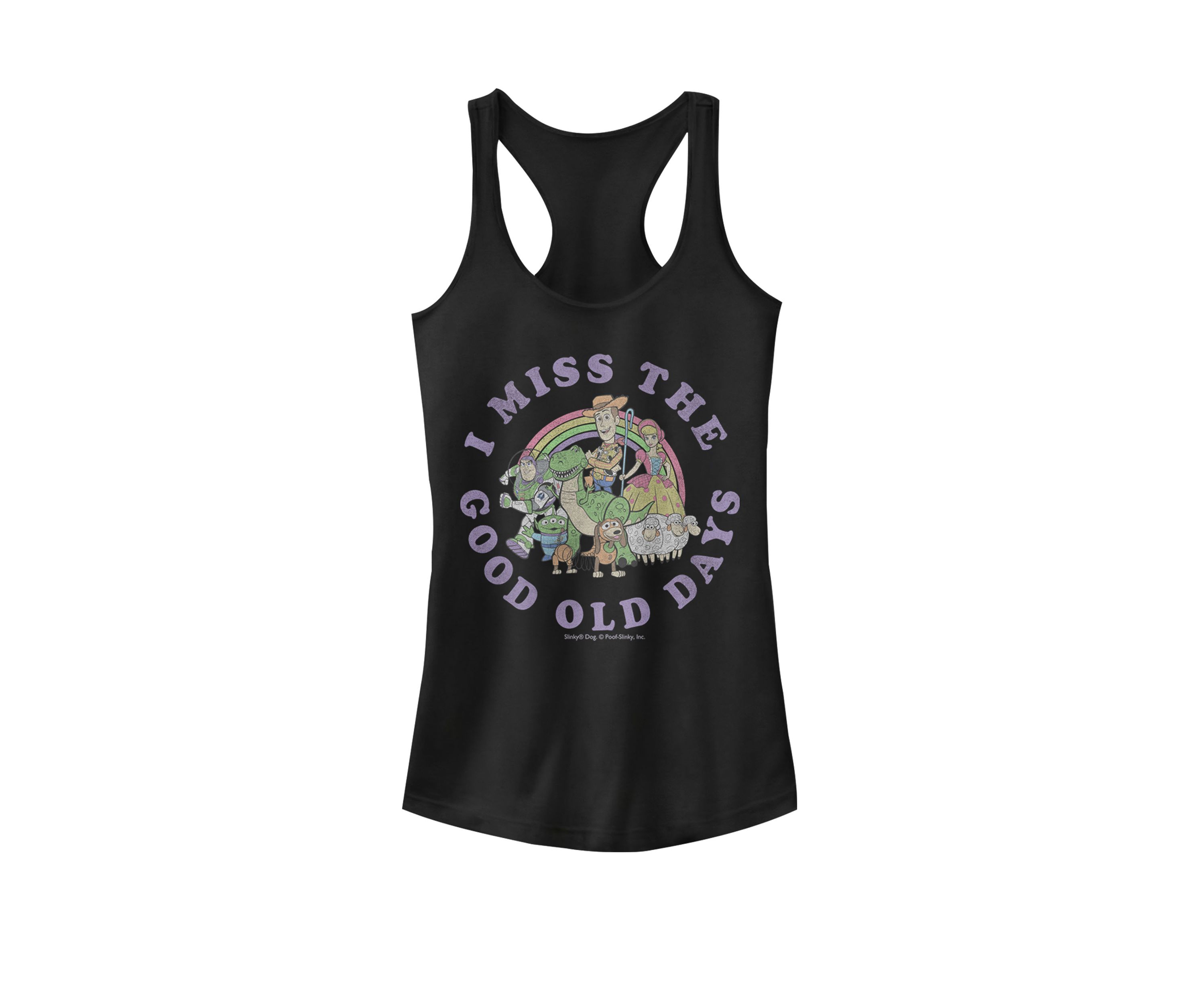 Toy Story Friends I Miss the Good Old Days Graphic Racerback Tank