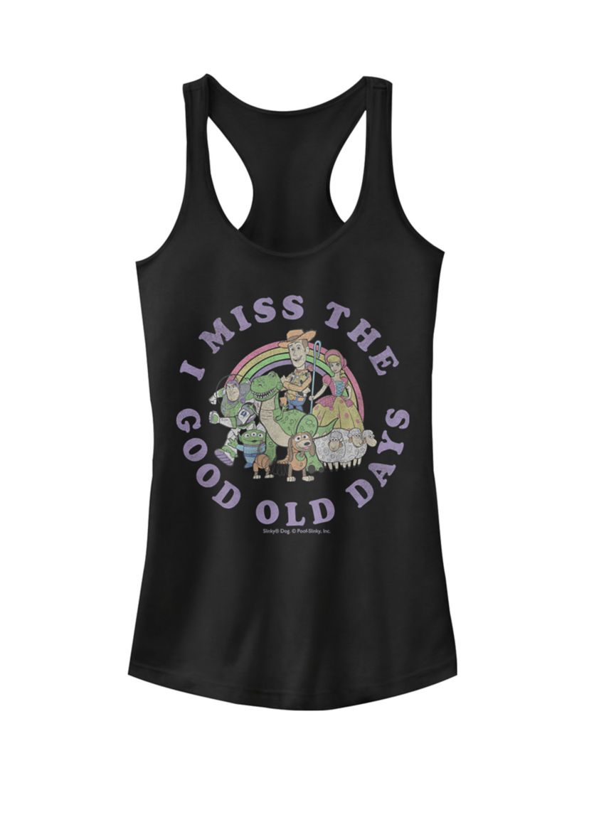 Toy Story Friends I Miss the Good Old Days Graphic Racerback Tank