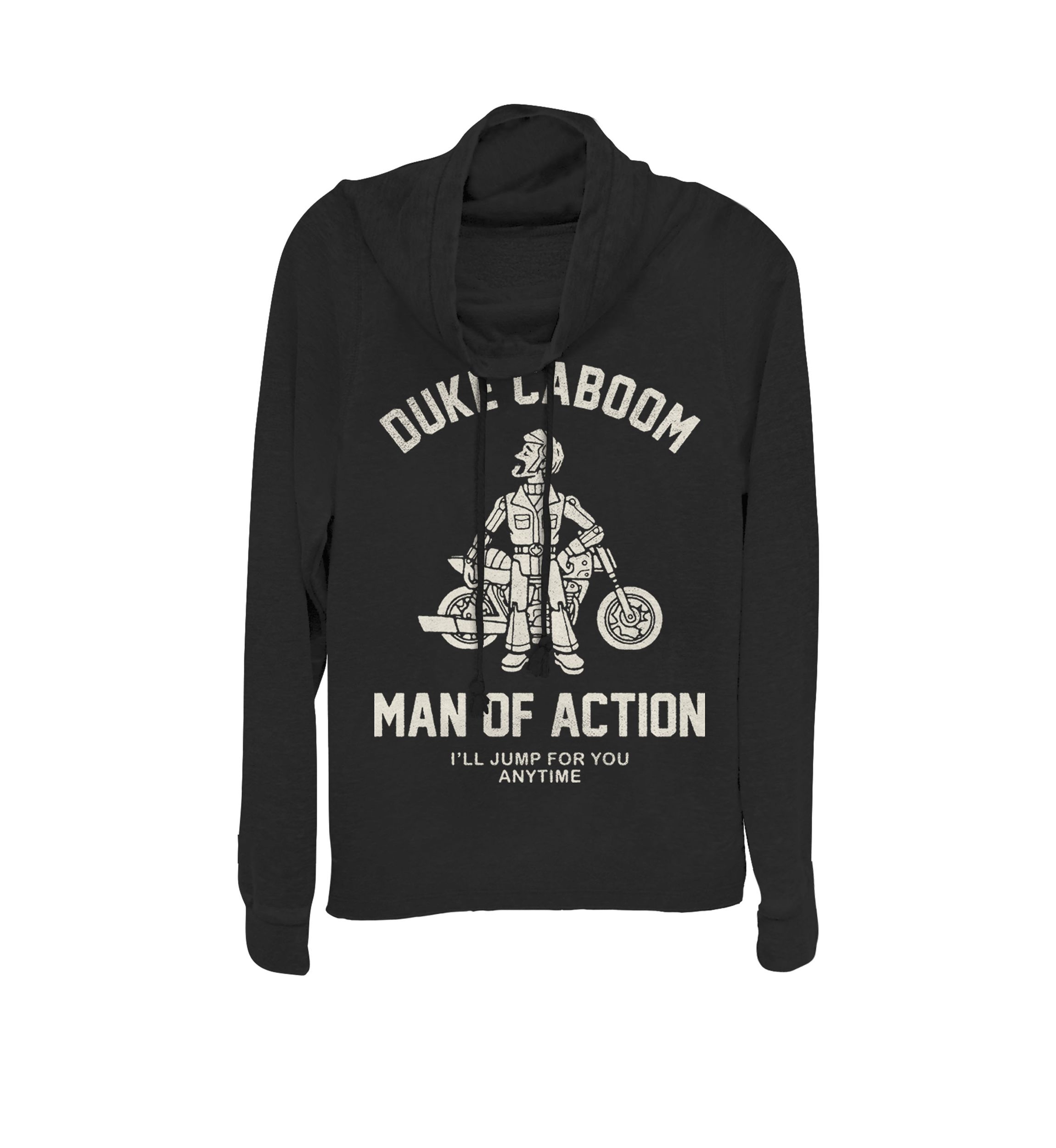 Toy Story 4 Duke Caboom Man Of Action Cowl Neck Pullover