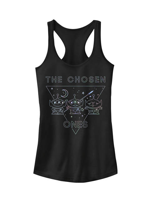 Toy Story Holographic Aliens the Chosen Ones Racerback Graphic Tank