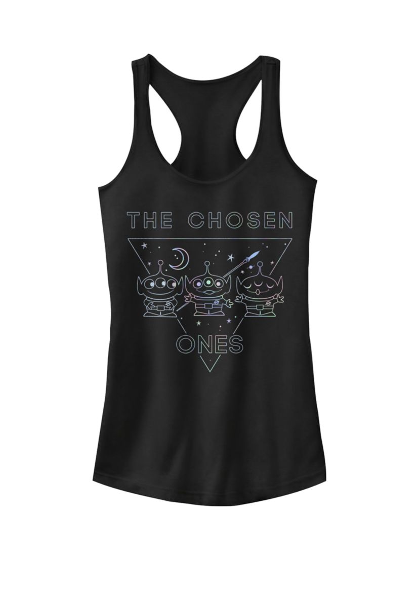 Toy Story Holographic Aliens the Chosen Ones Racerback Graphic Tank